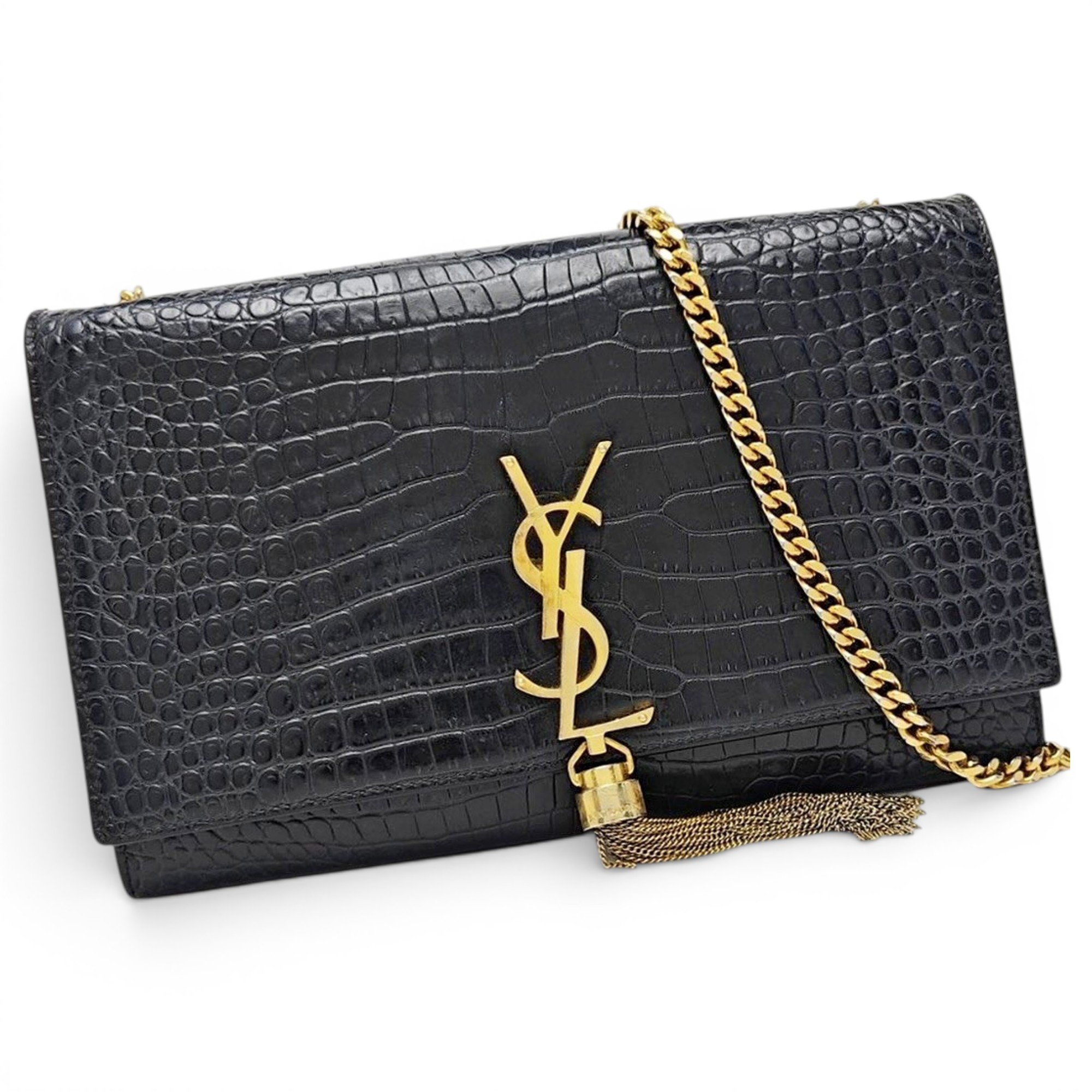 Pompom Kate leather handbag