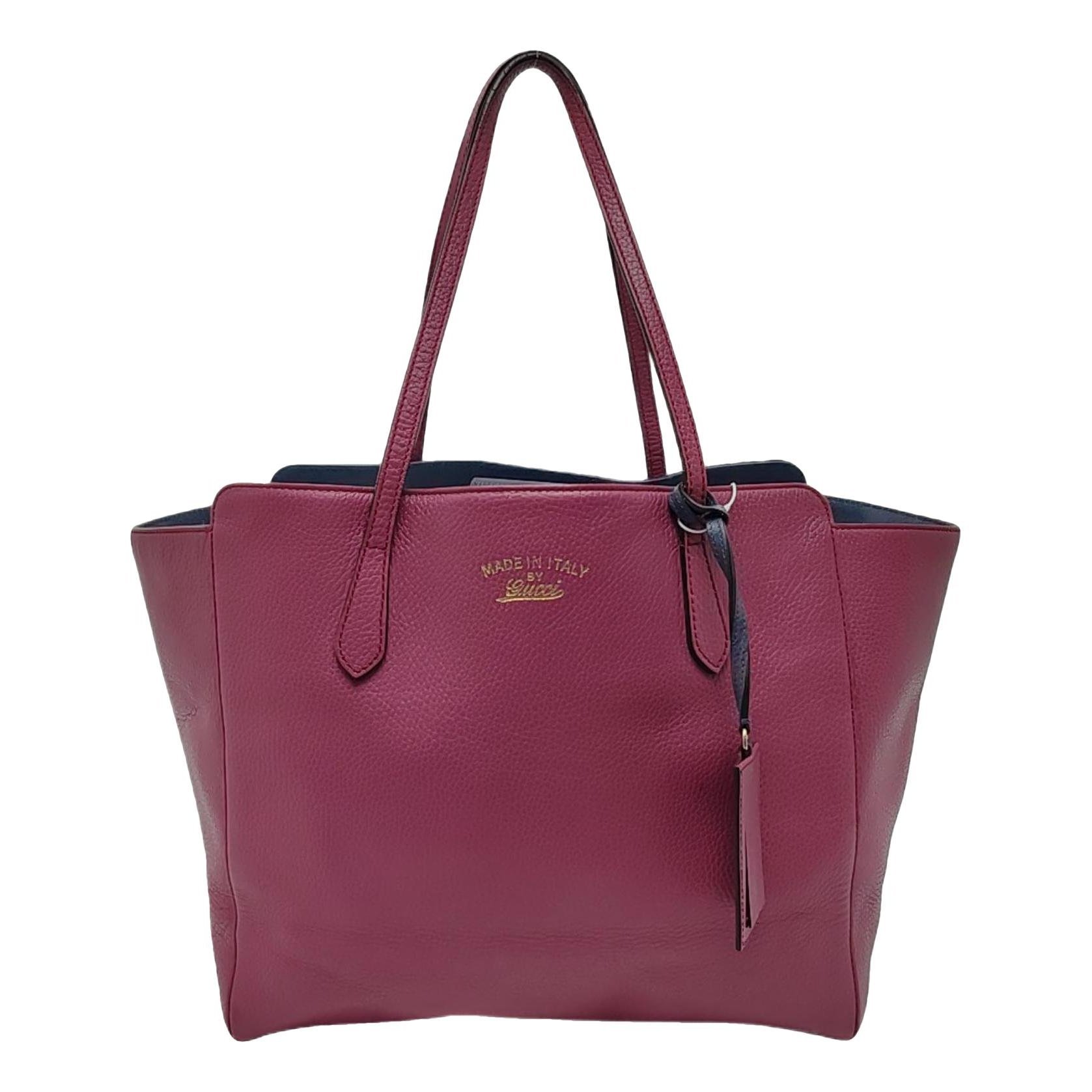 Swing leather tote