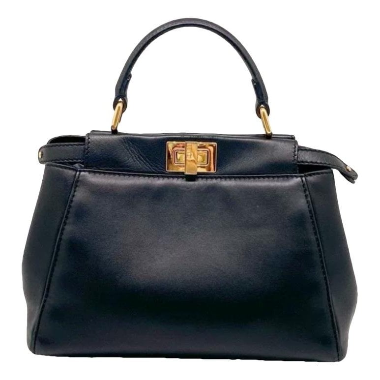 Peekaboo leather handbag