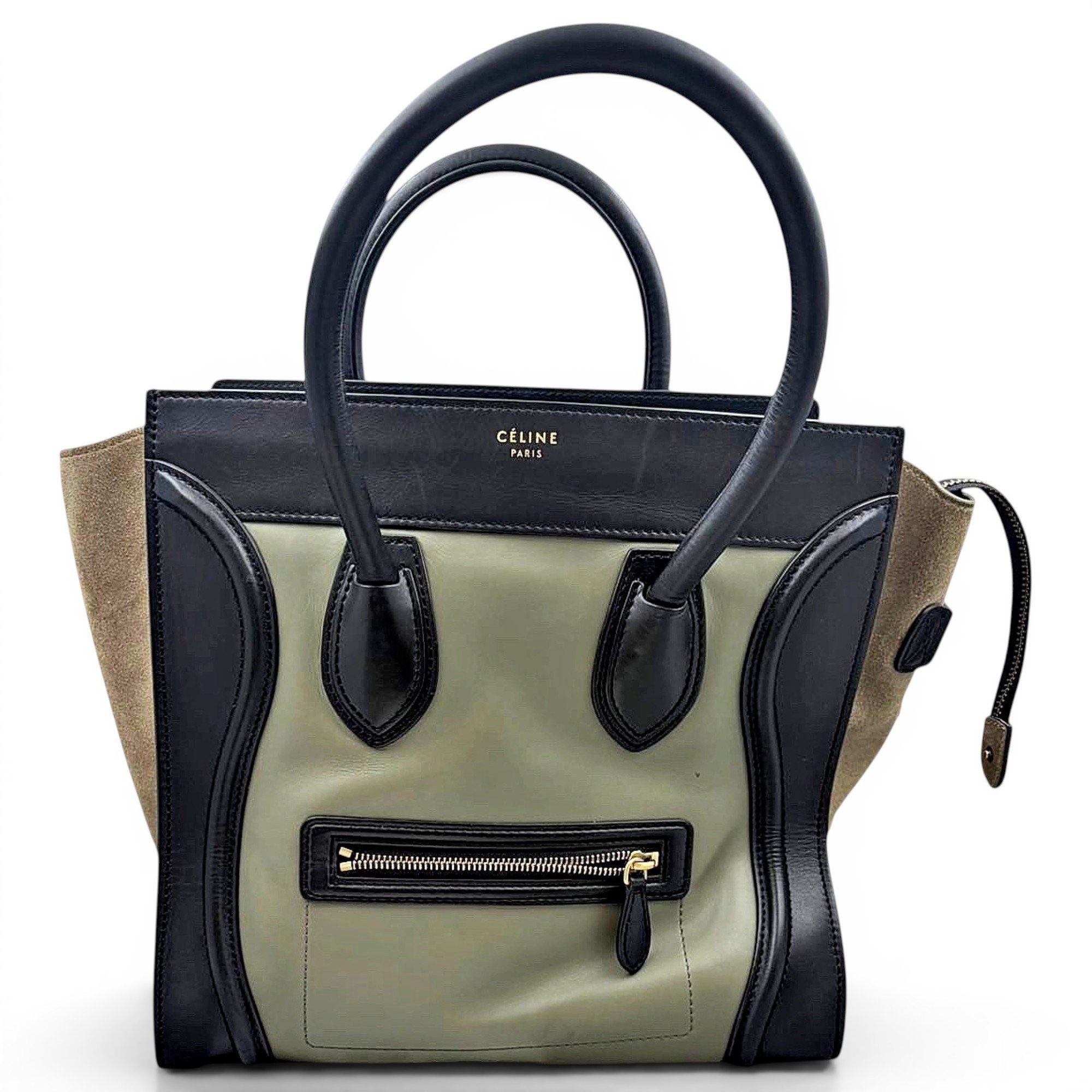 Luggage leather handbag