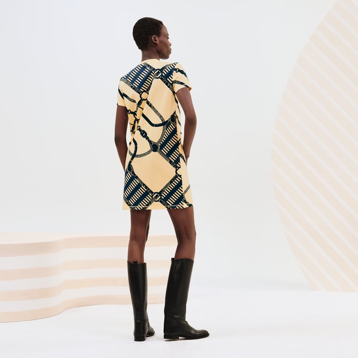 Jaune Labido "Coaching Remix" Straight Dress