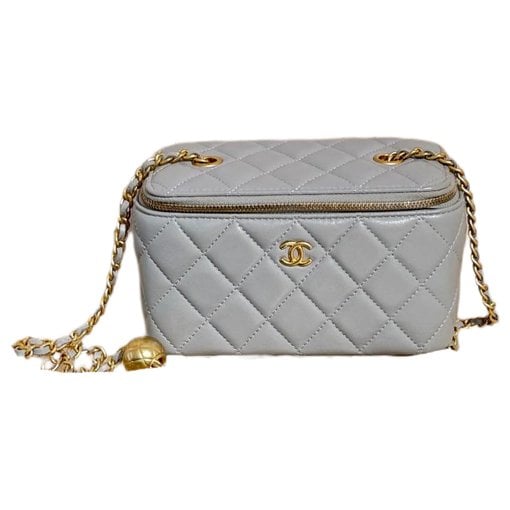 Vanity leather handbag