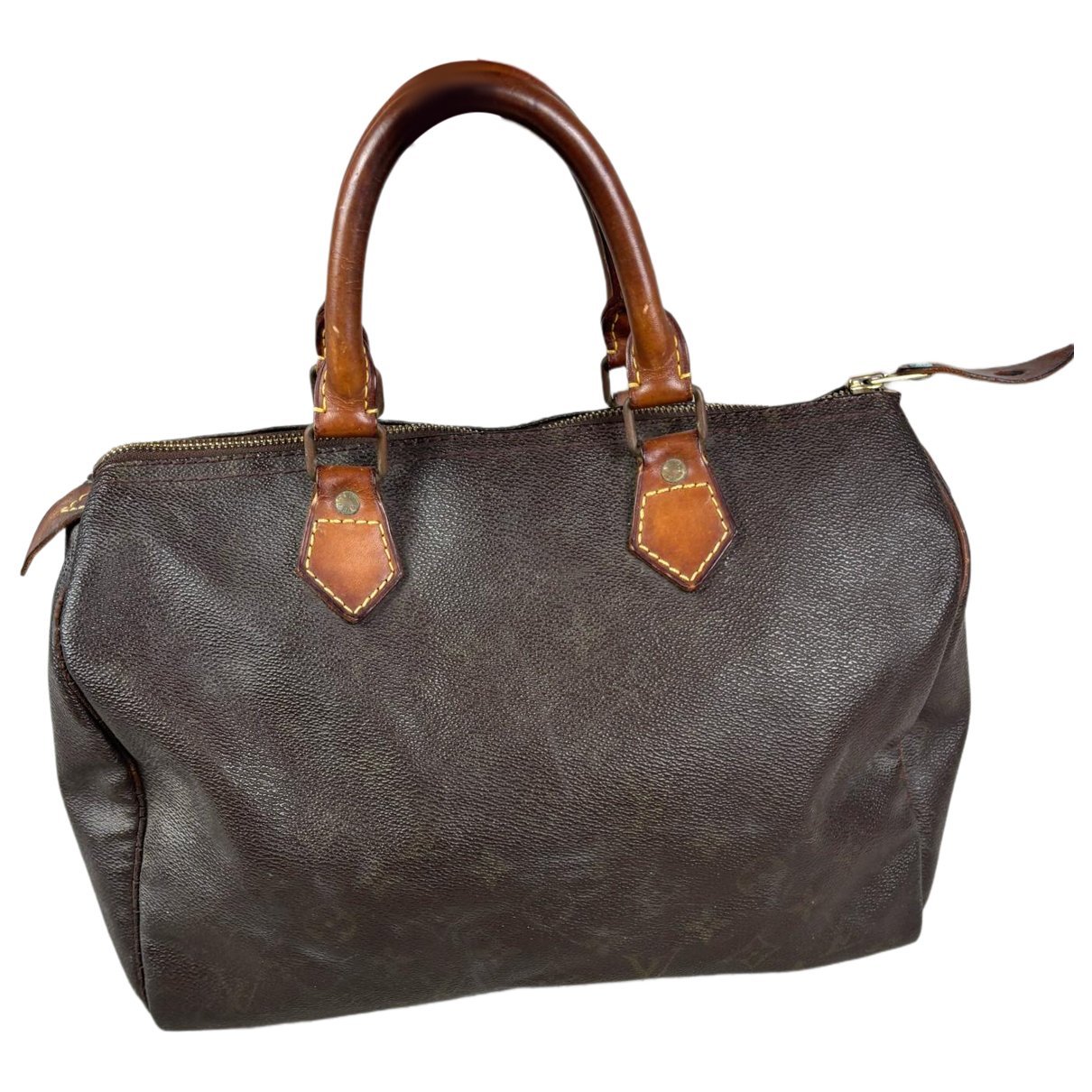 Speedy leather bowling bag