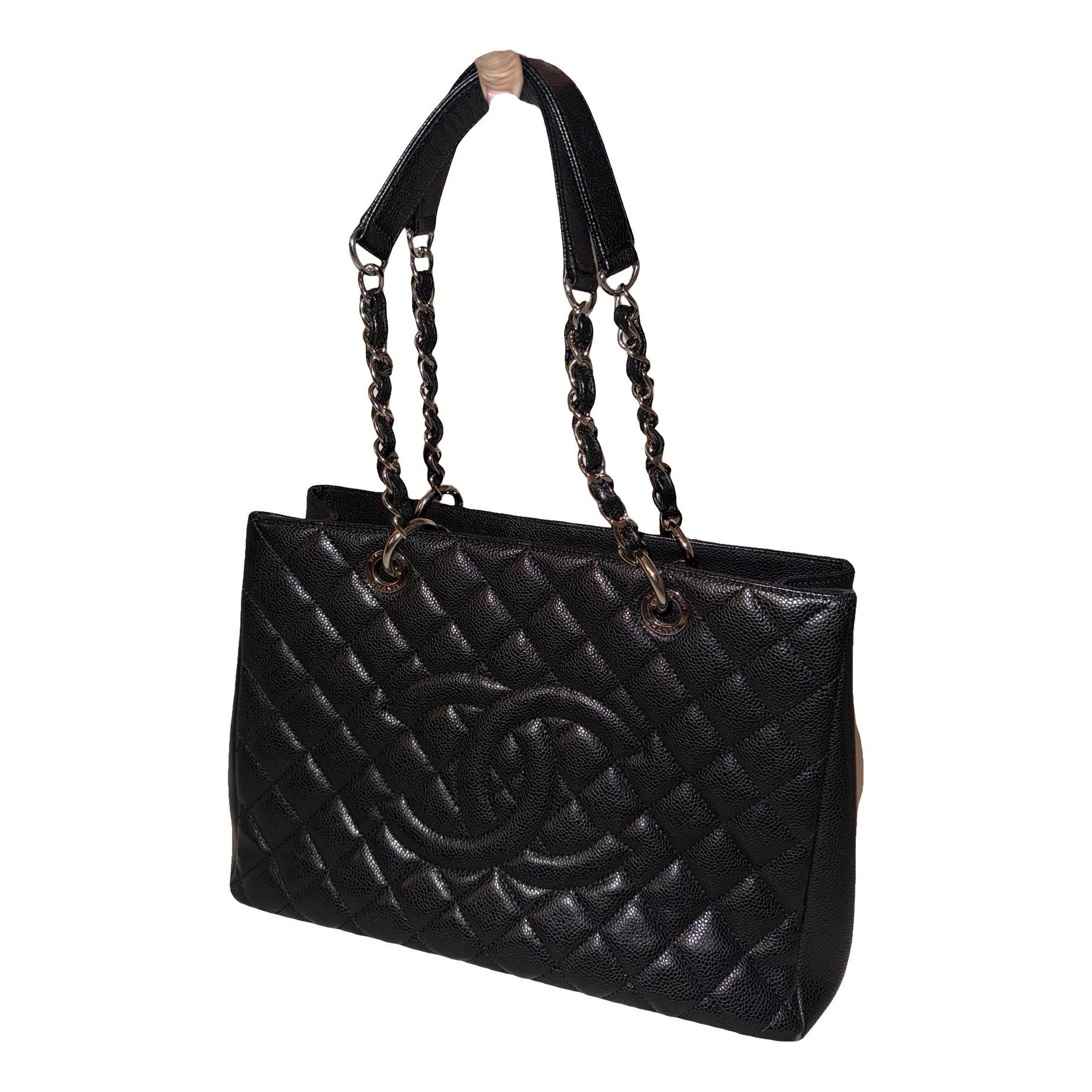 Grand shopping leather tote
