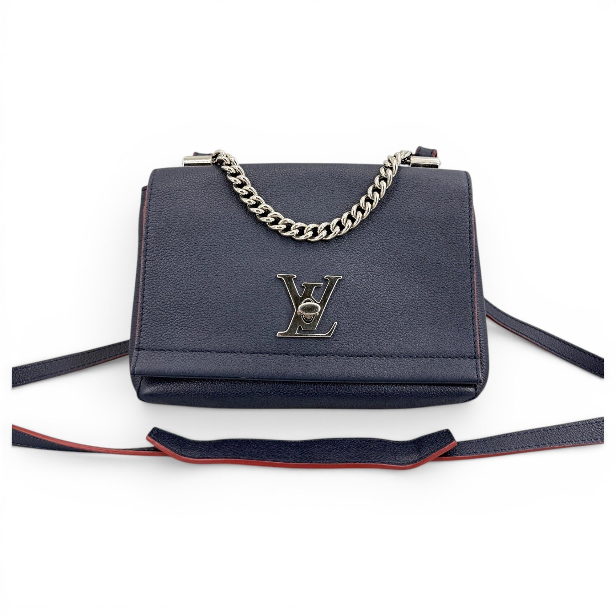 Lockme leather crossbody bag