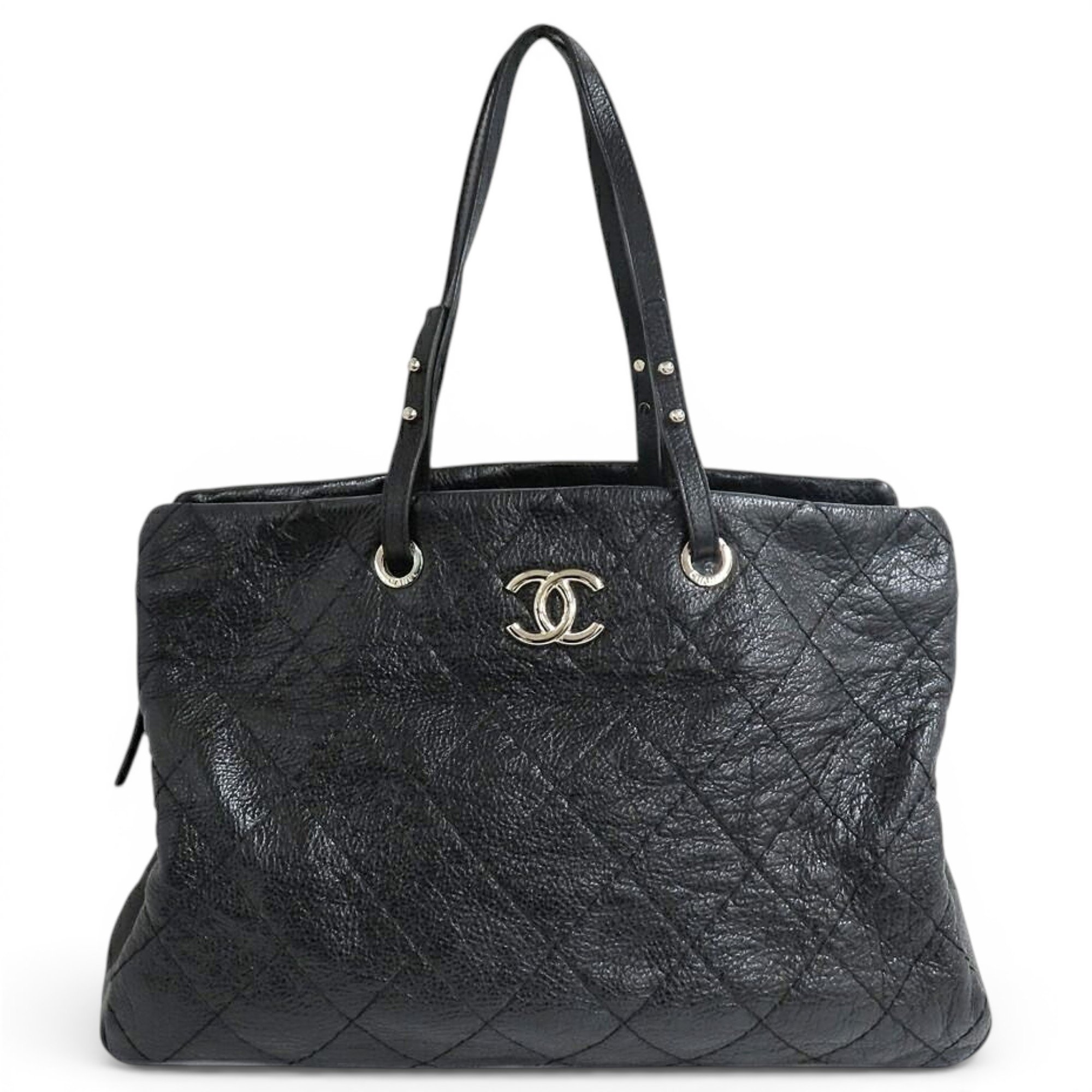 Leather tote