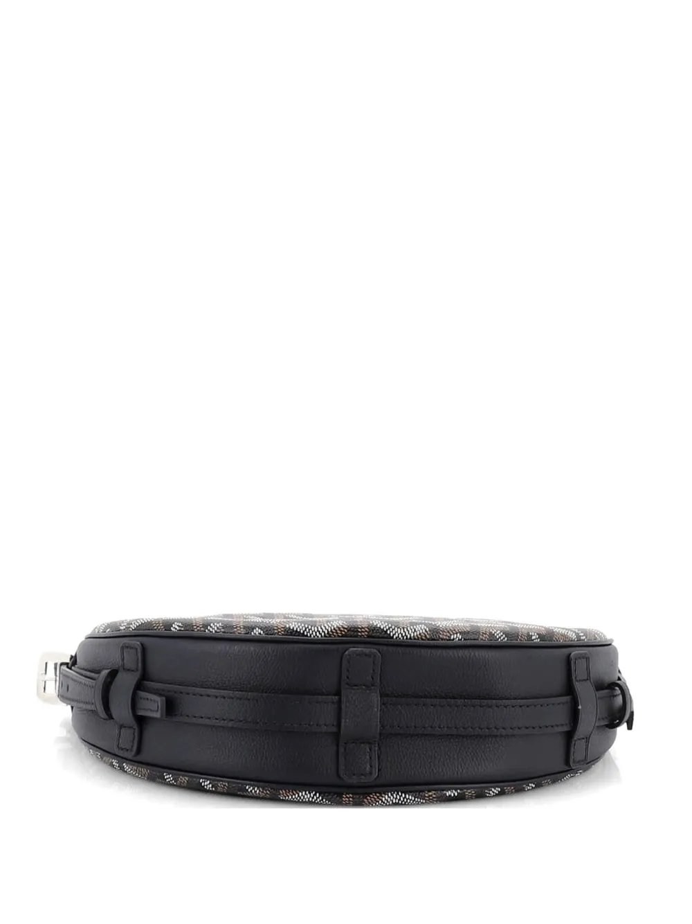 Hirondelle Coated Canvas and Leather shoulder bag