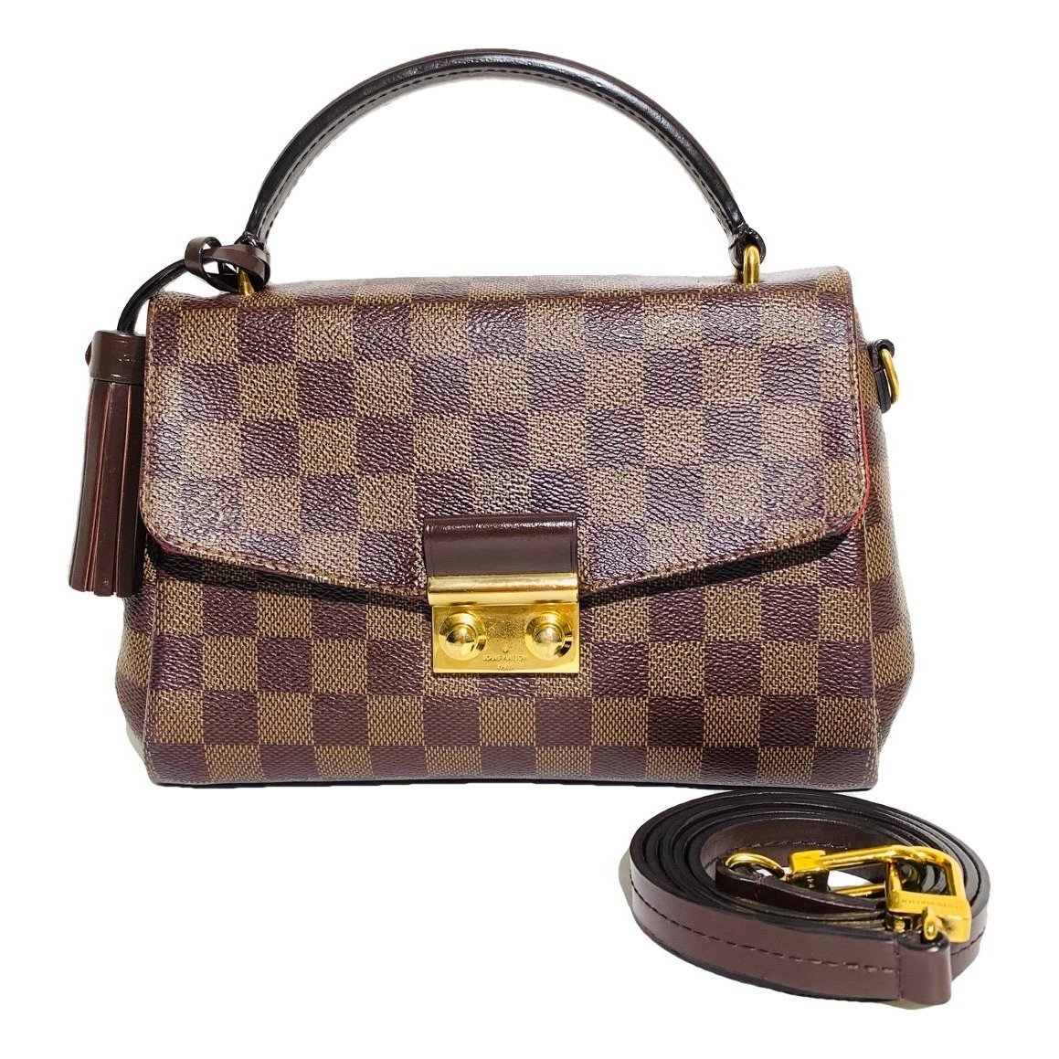 Croisette leather handbag