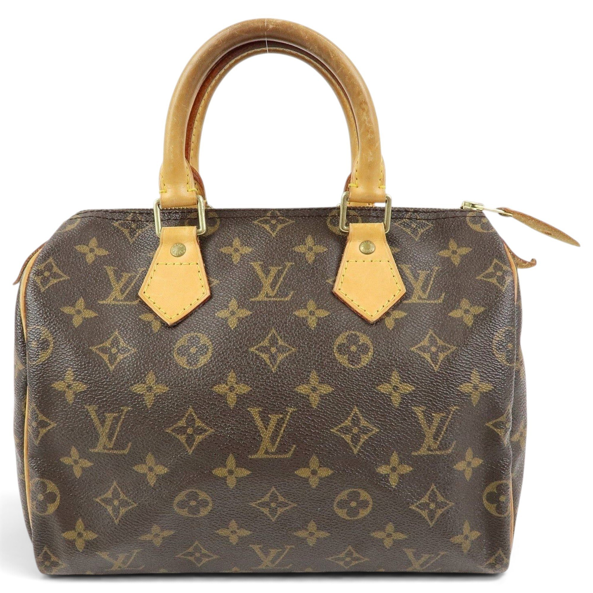 Speedy leather handbag