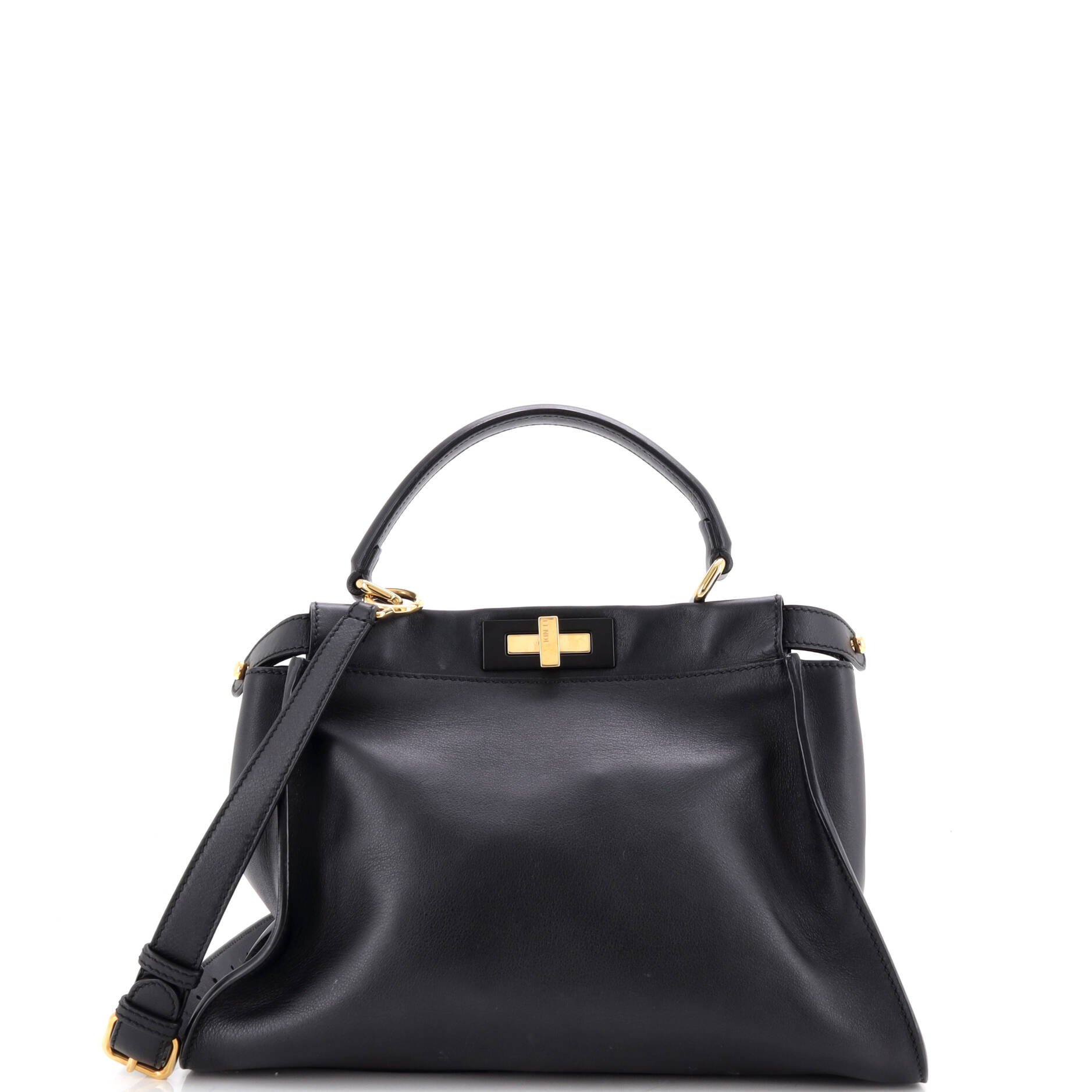 Peekaboo Bag Rigid Leather Regular