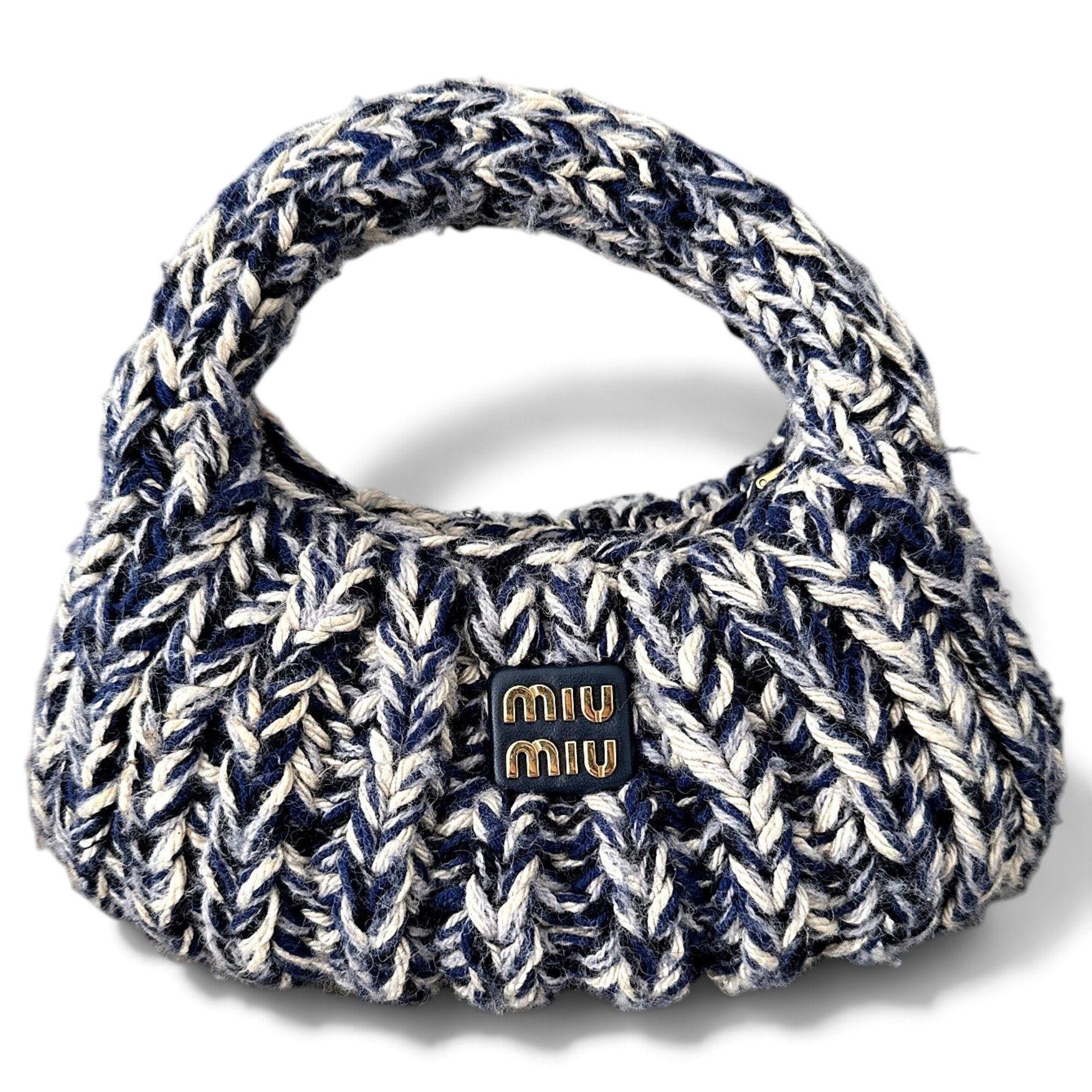 Miu Wander wool handbag