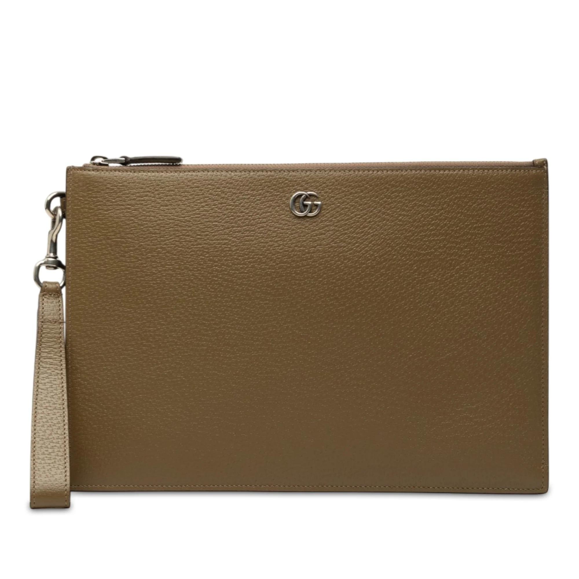 Marmont leather clutch bag