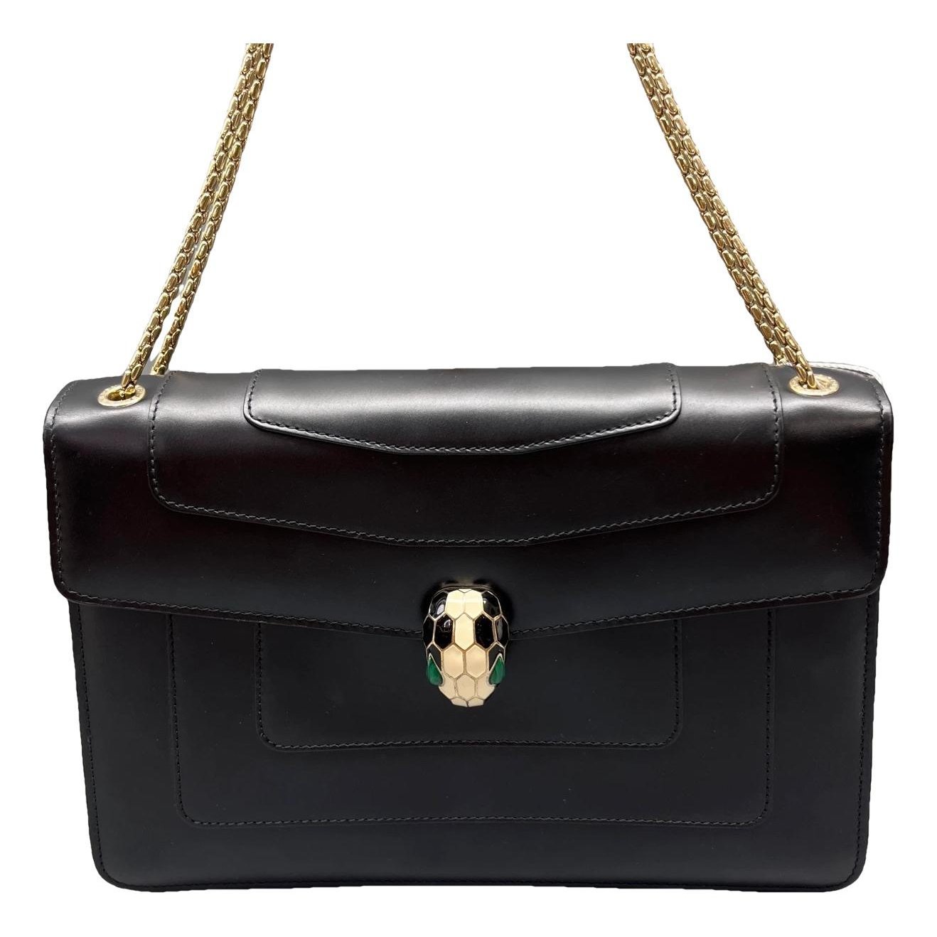 Serpenti leather handbag