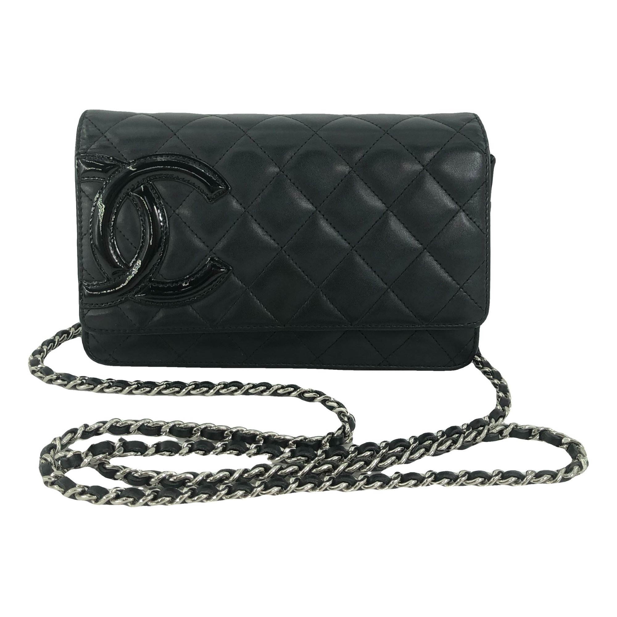 Wallet On Chain Cambon leather handbag