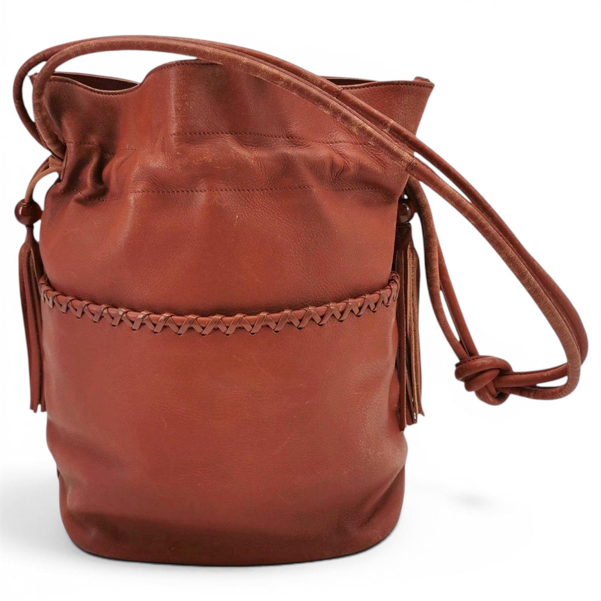 Leather handbag