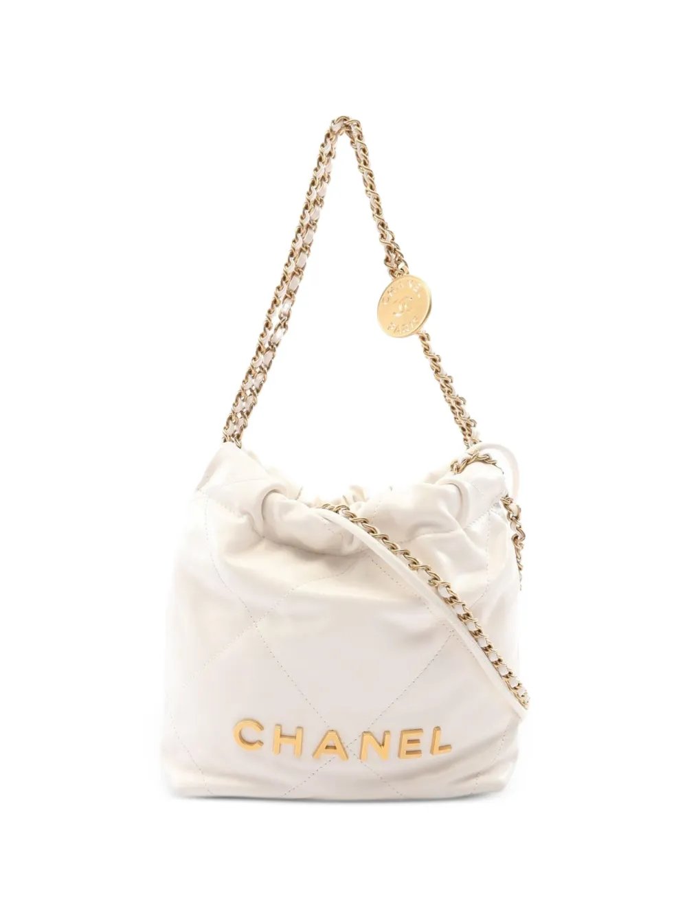 2020s mini Chanel 22 quilted shoulder bag