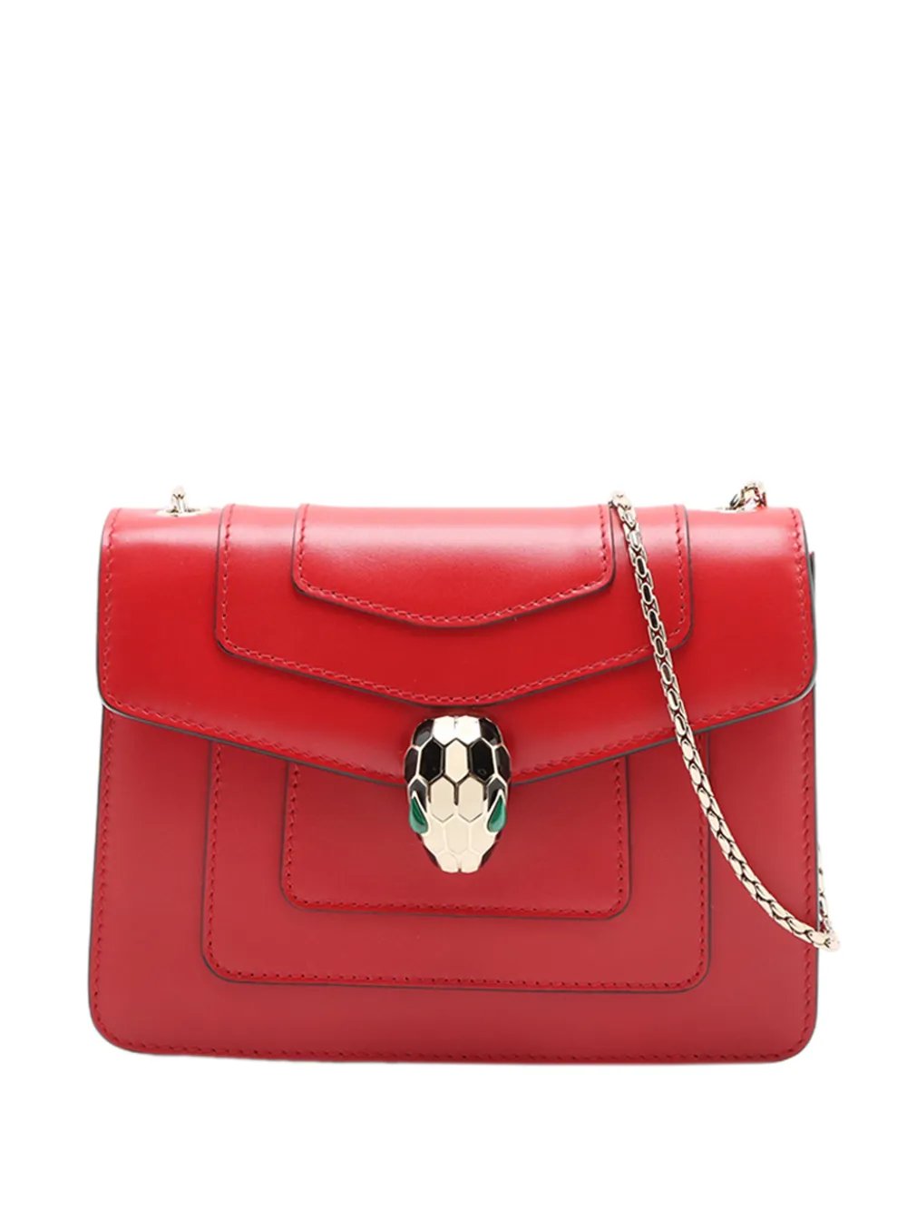2010-2026 Small Leather Square Serpenti Forever Chain crossbody bag