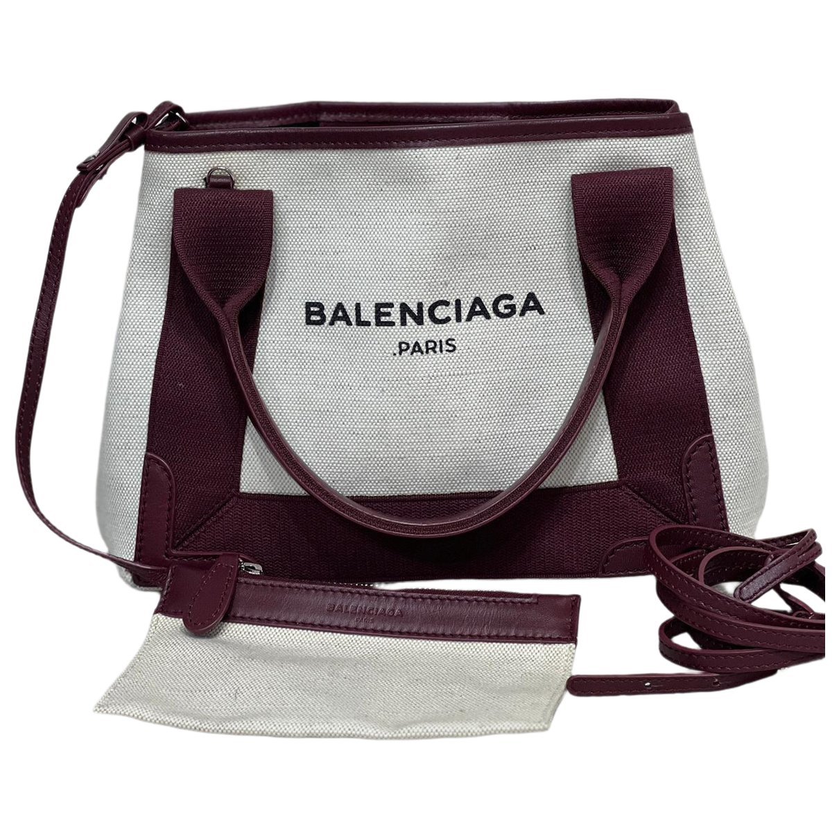 Navy cabas cloth tote