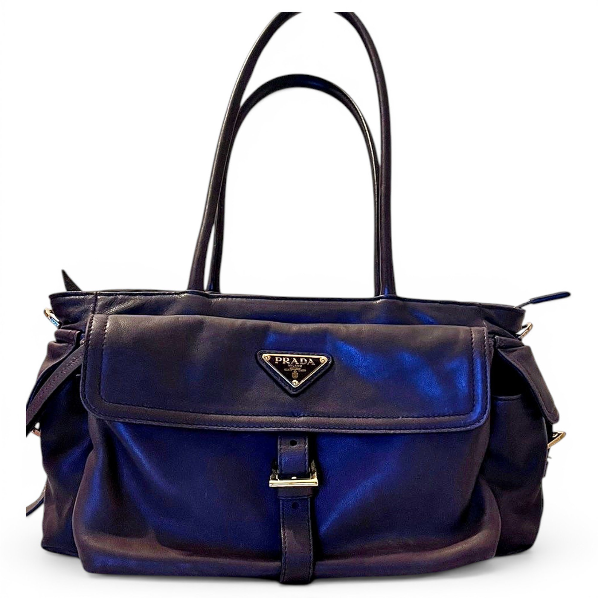 Leather handbag