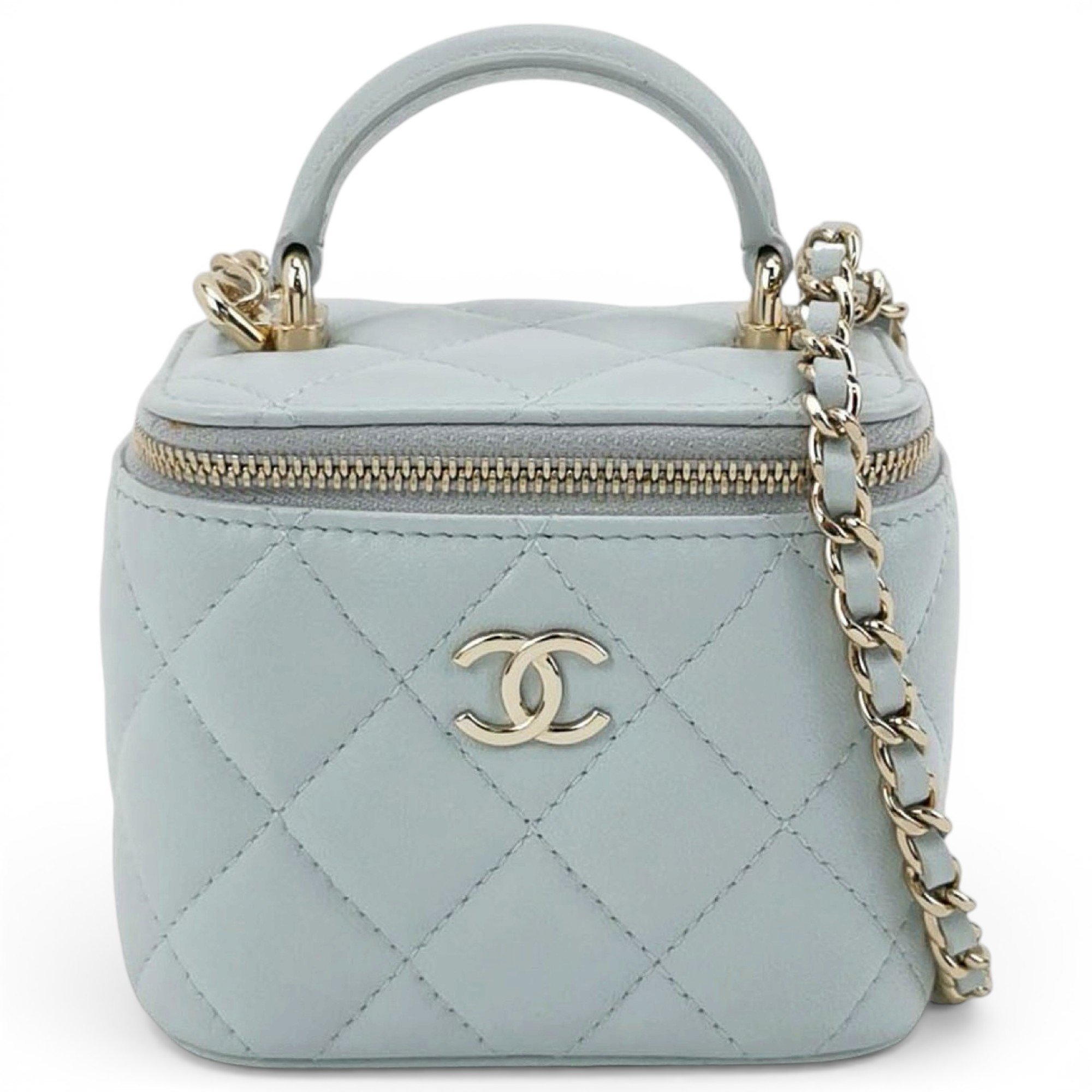 Vanity leather mini bag