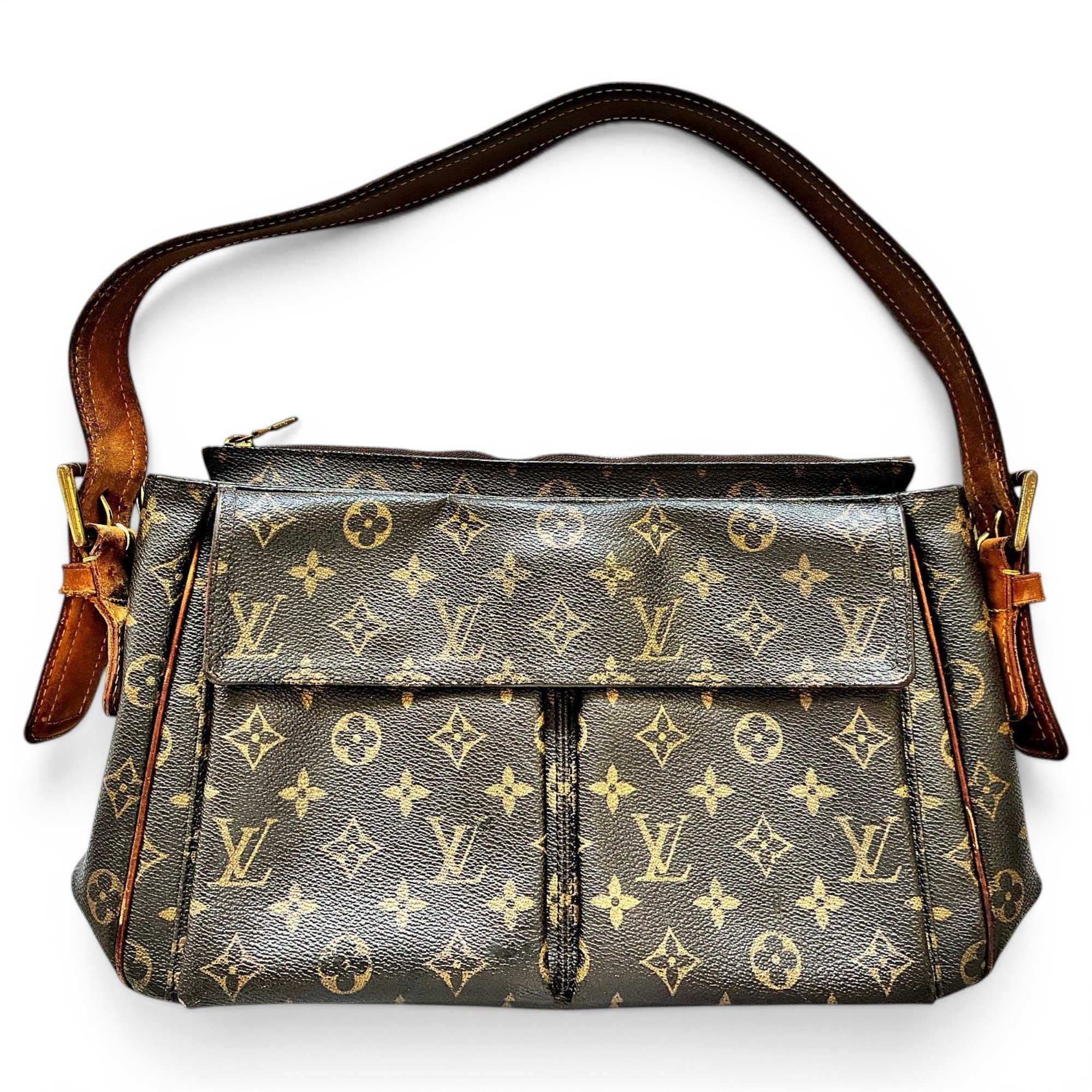 Reporter leather crossbody bag
