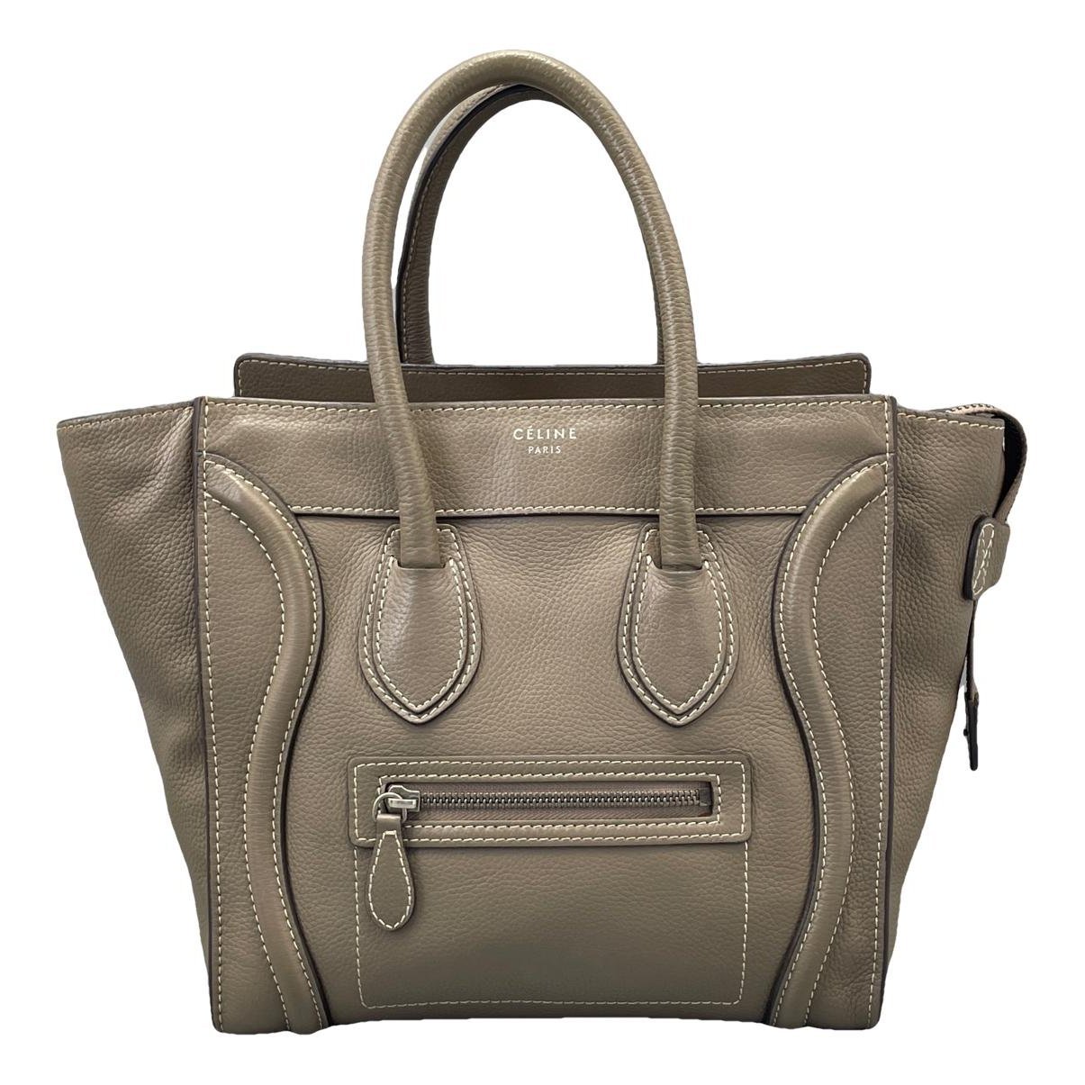 Luggage leather handbag