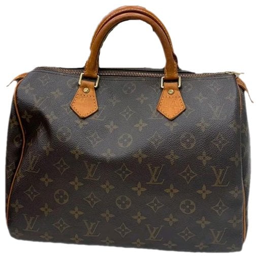 Speedy leather handbag