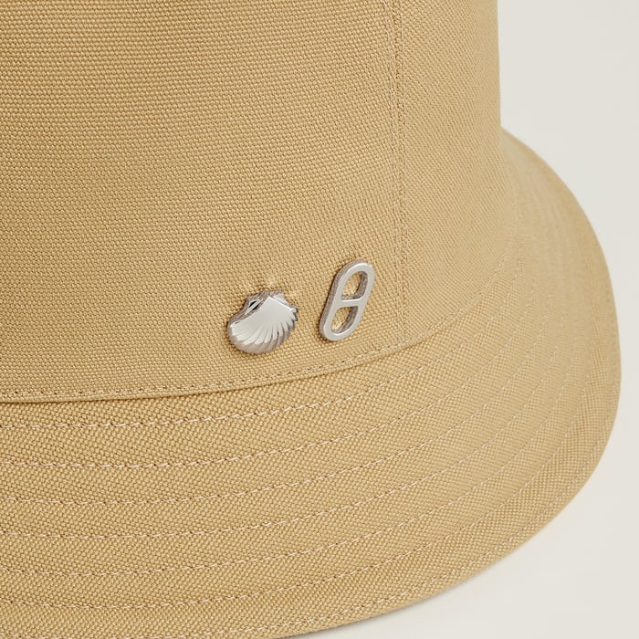 Beige Albâtre Calvi Seashell Bucket Hat