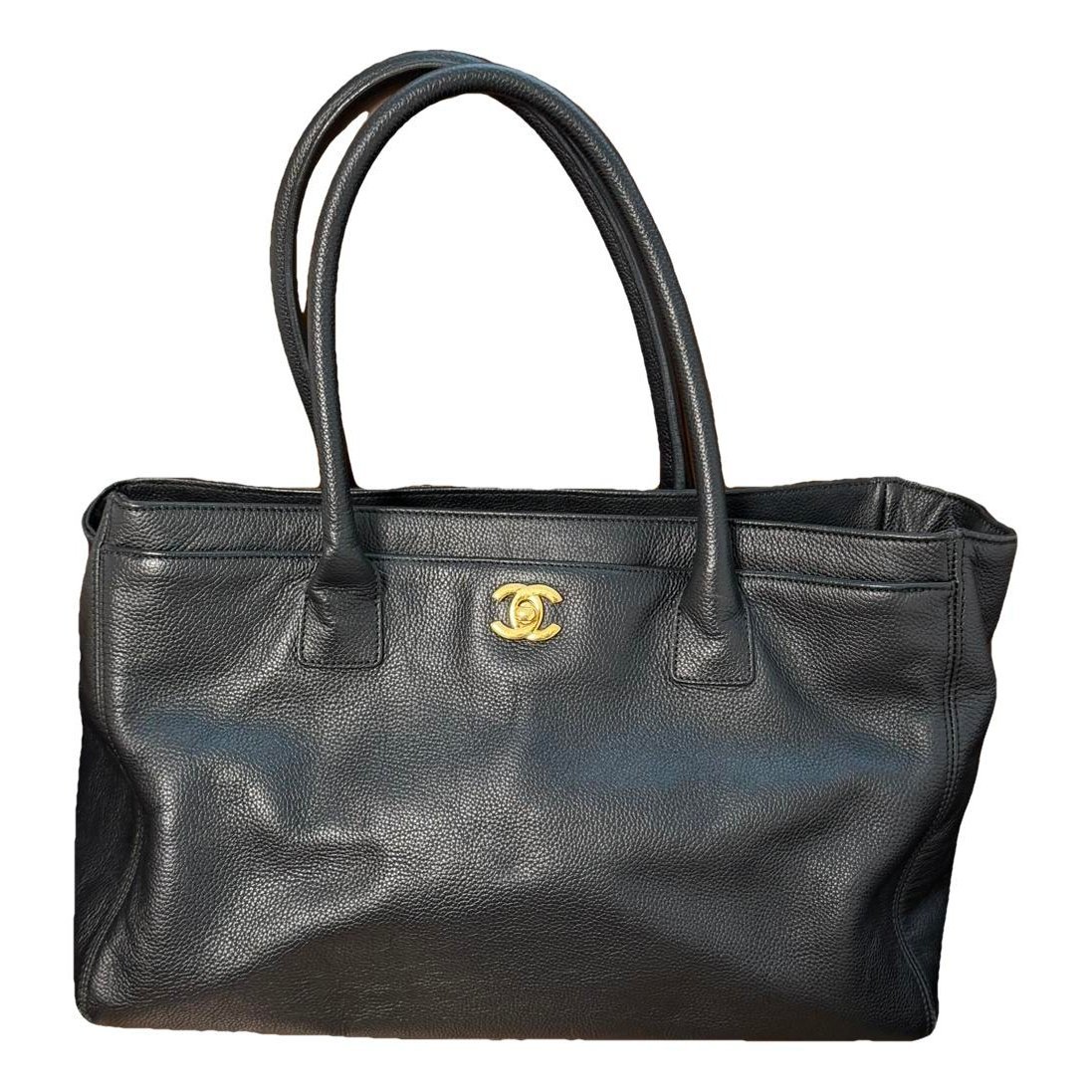 Executive leather tote