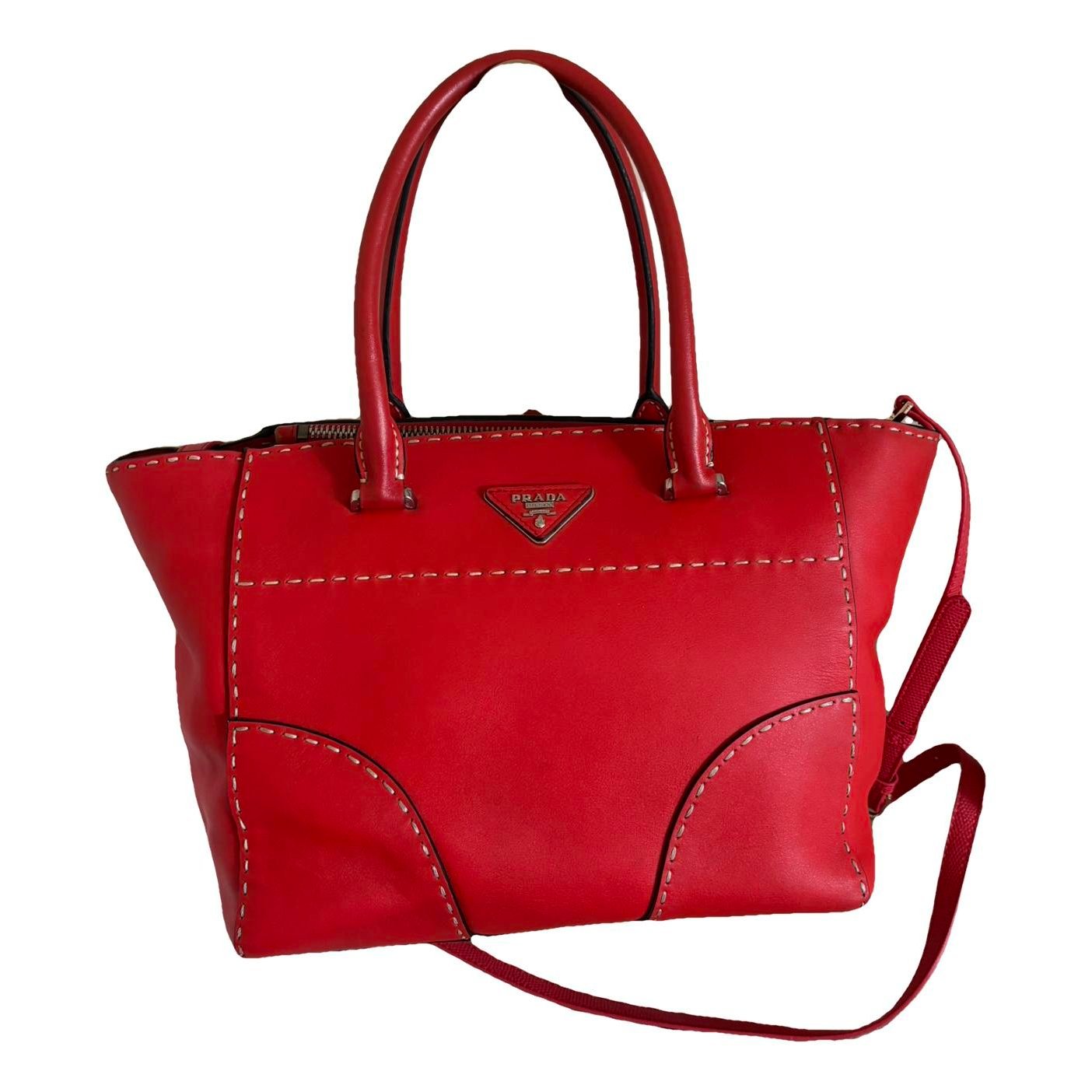 Leather crossbody bag