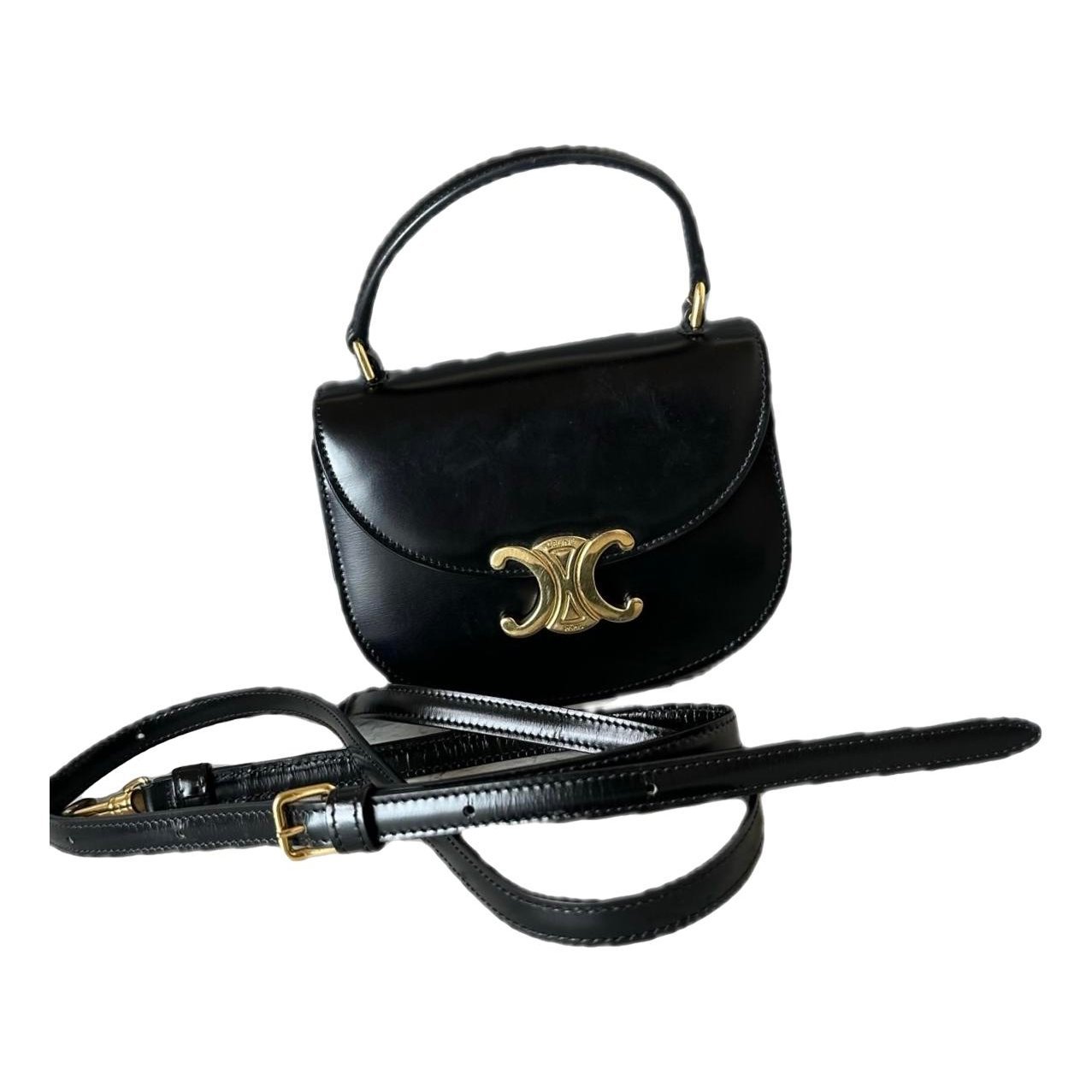 Triomphe leather handbag
