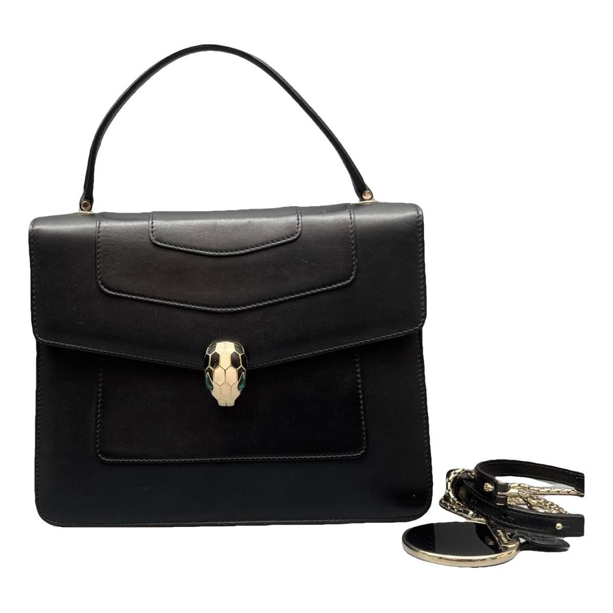 Serpenti leather handbag