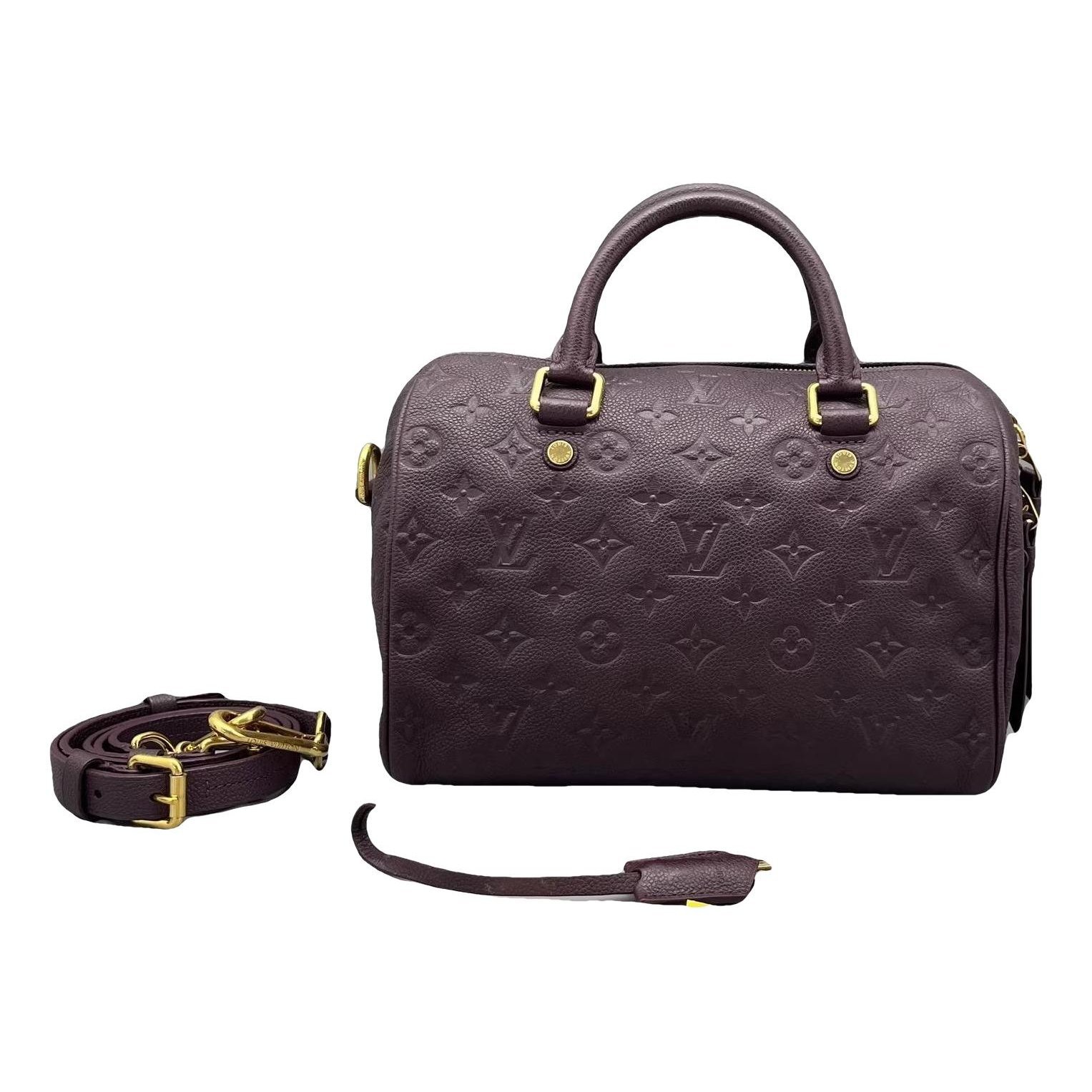 Speedy leather handbag