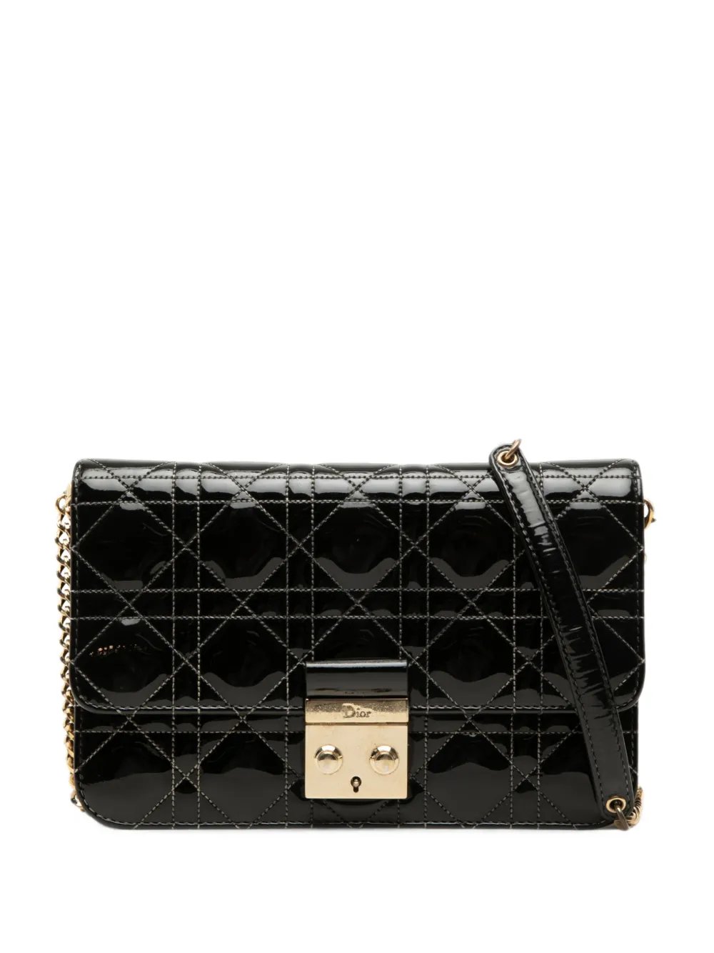 2016 Patent Cannage Miss Dior Promenade crossbody bag