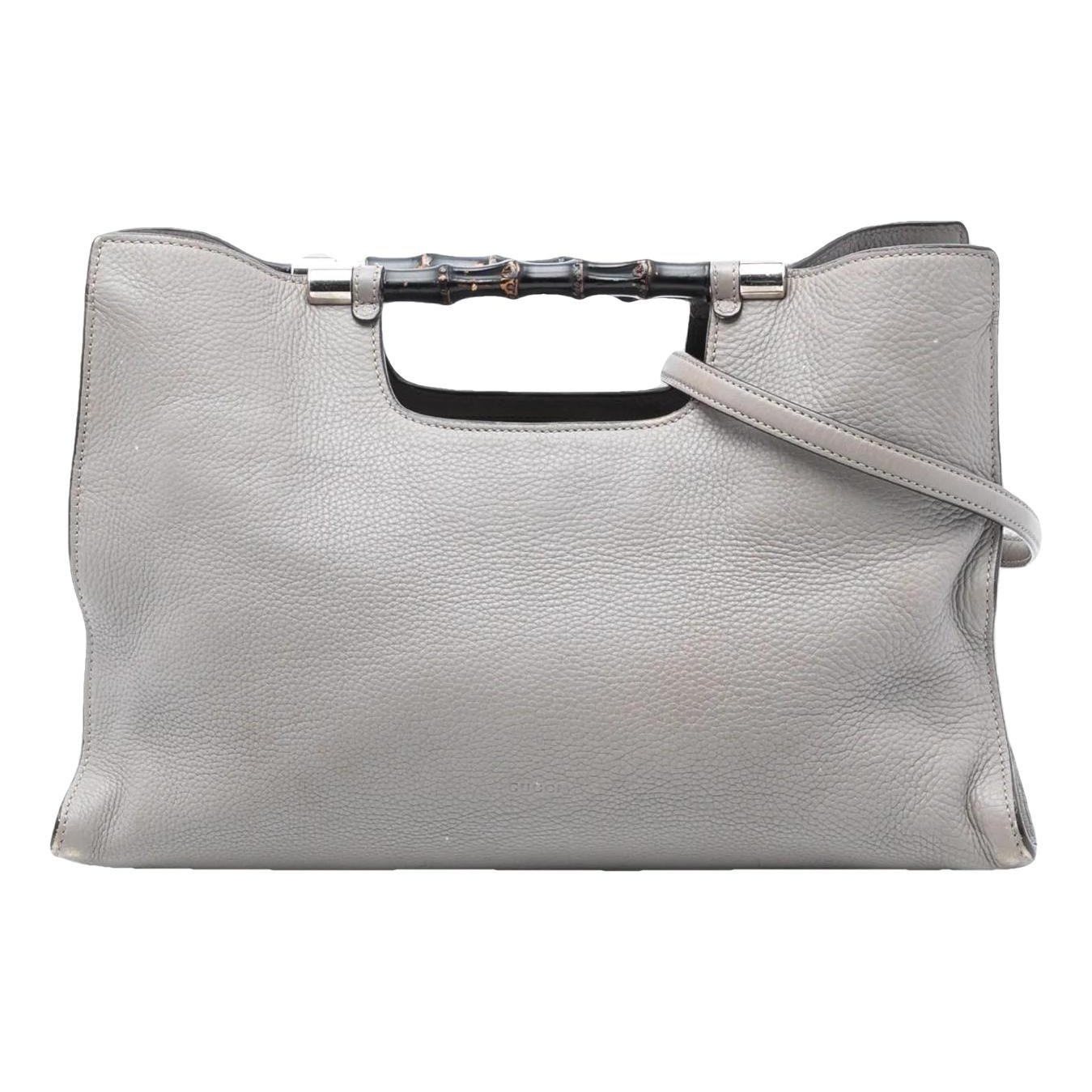Bamboo leather satchel