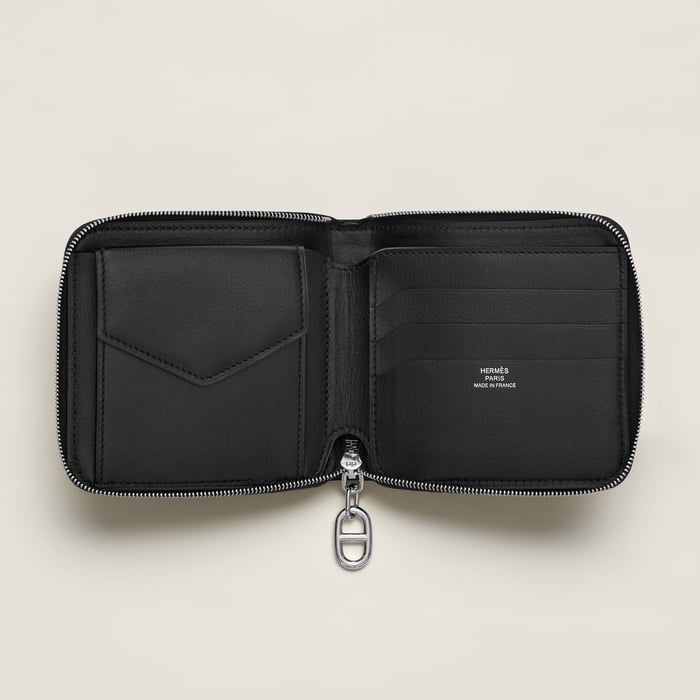 Noir Zipengo II Chaine d'Ancre Wallet