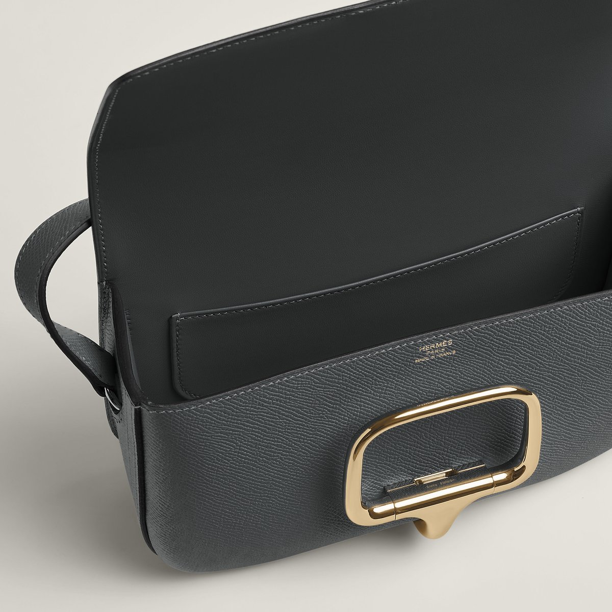 Gris Misty Hermès Della Cavalleria Elan Bag