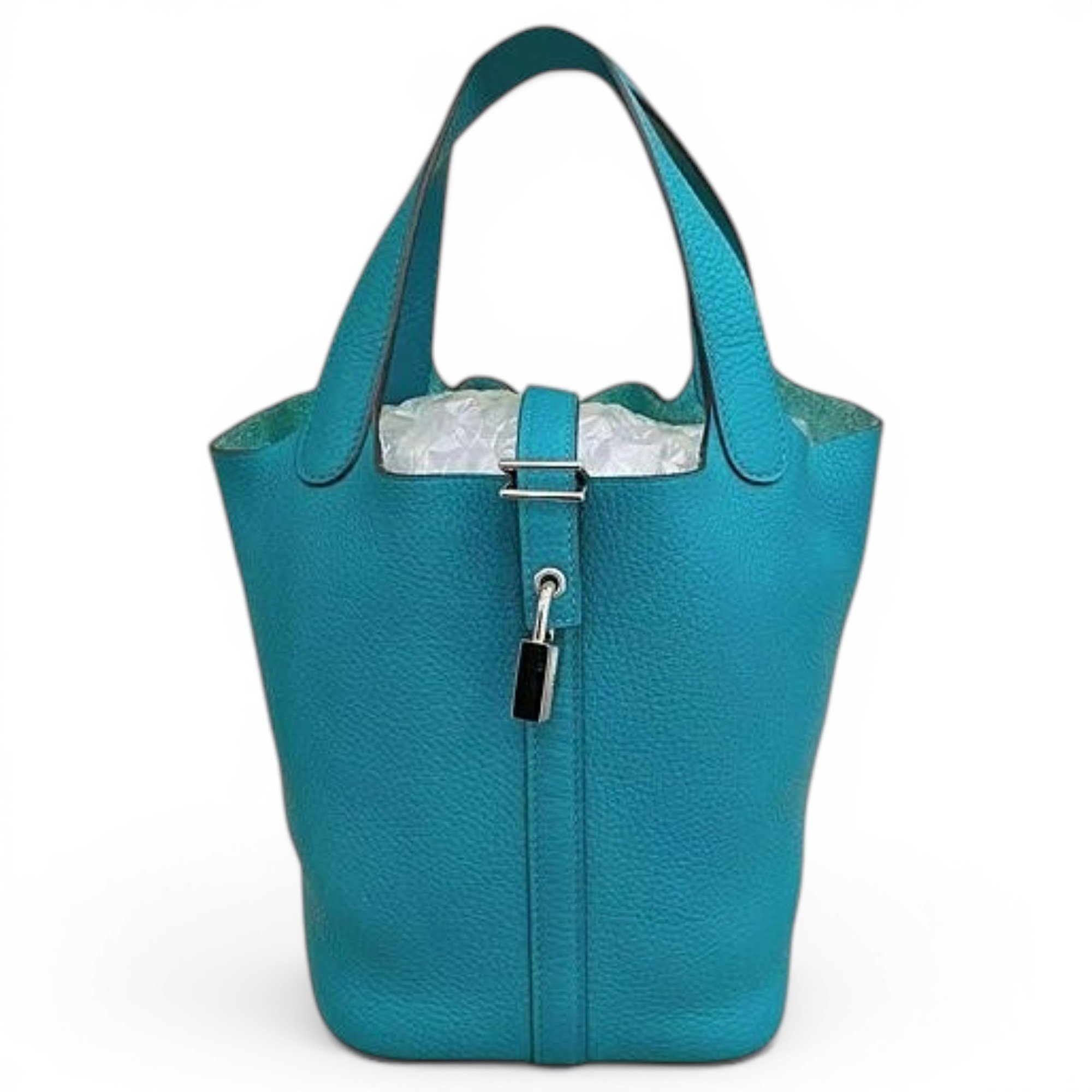 Picotin leather handbag