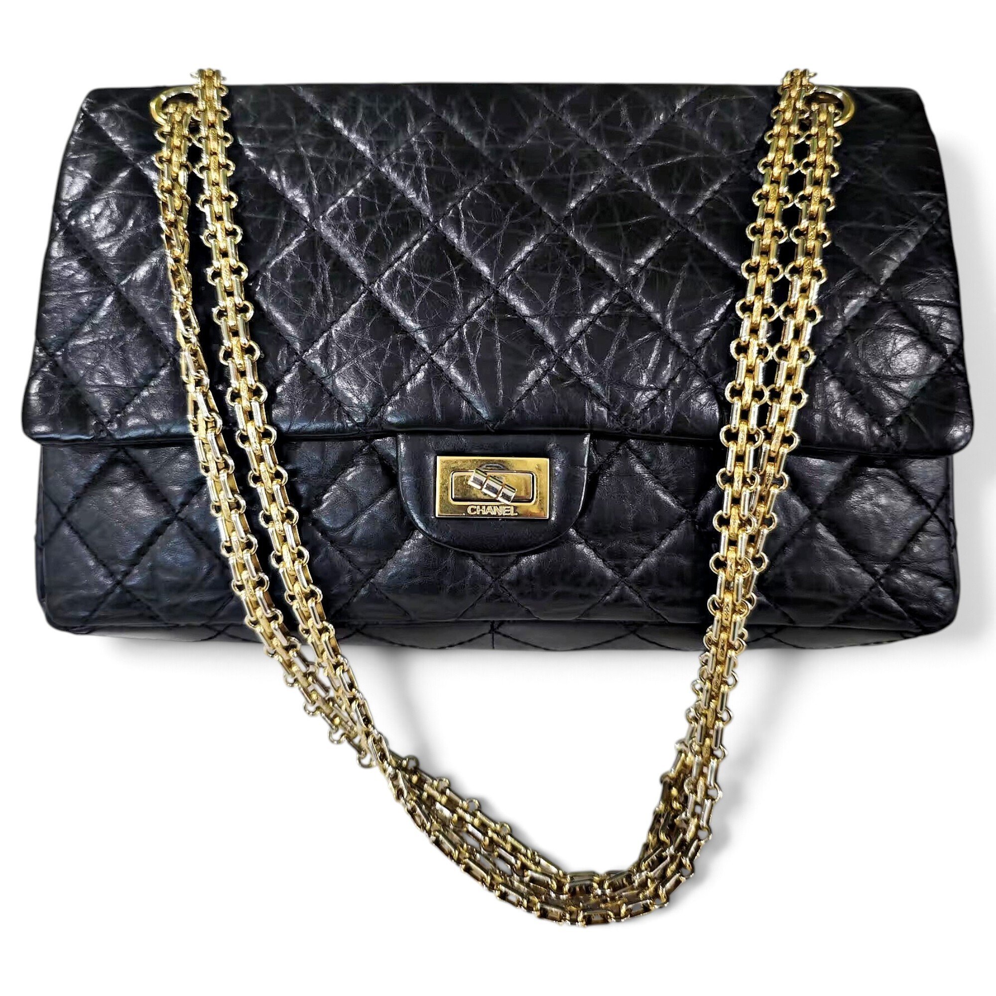2.55 leather handbag