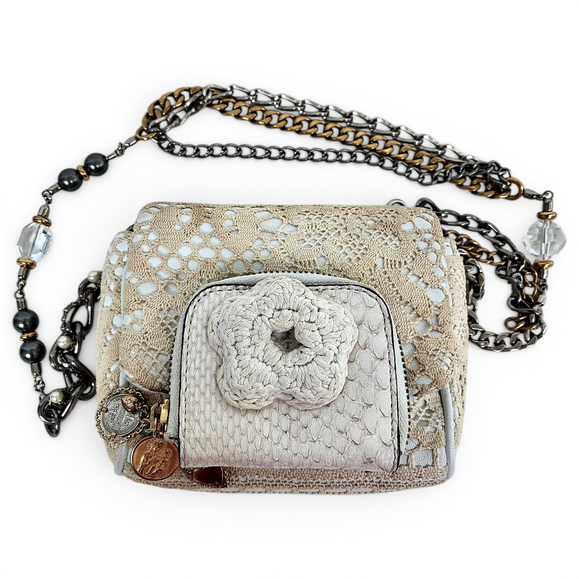 Leather mini bag