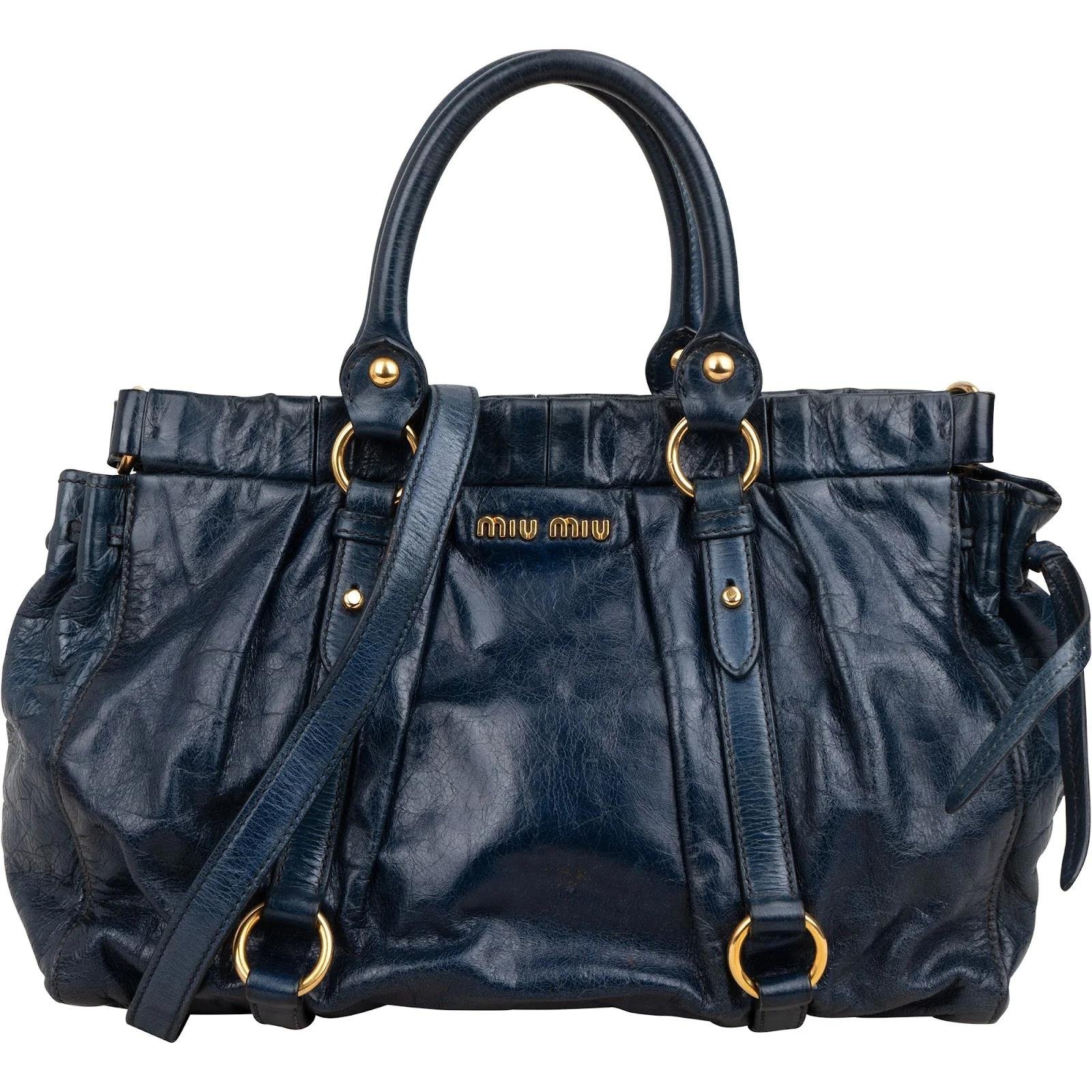 Vitello leather handbag