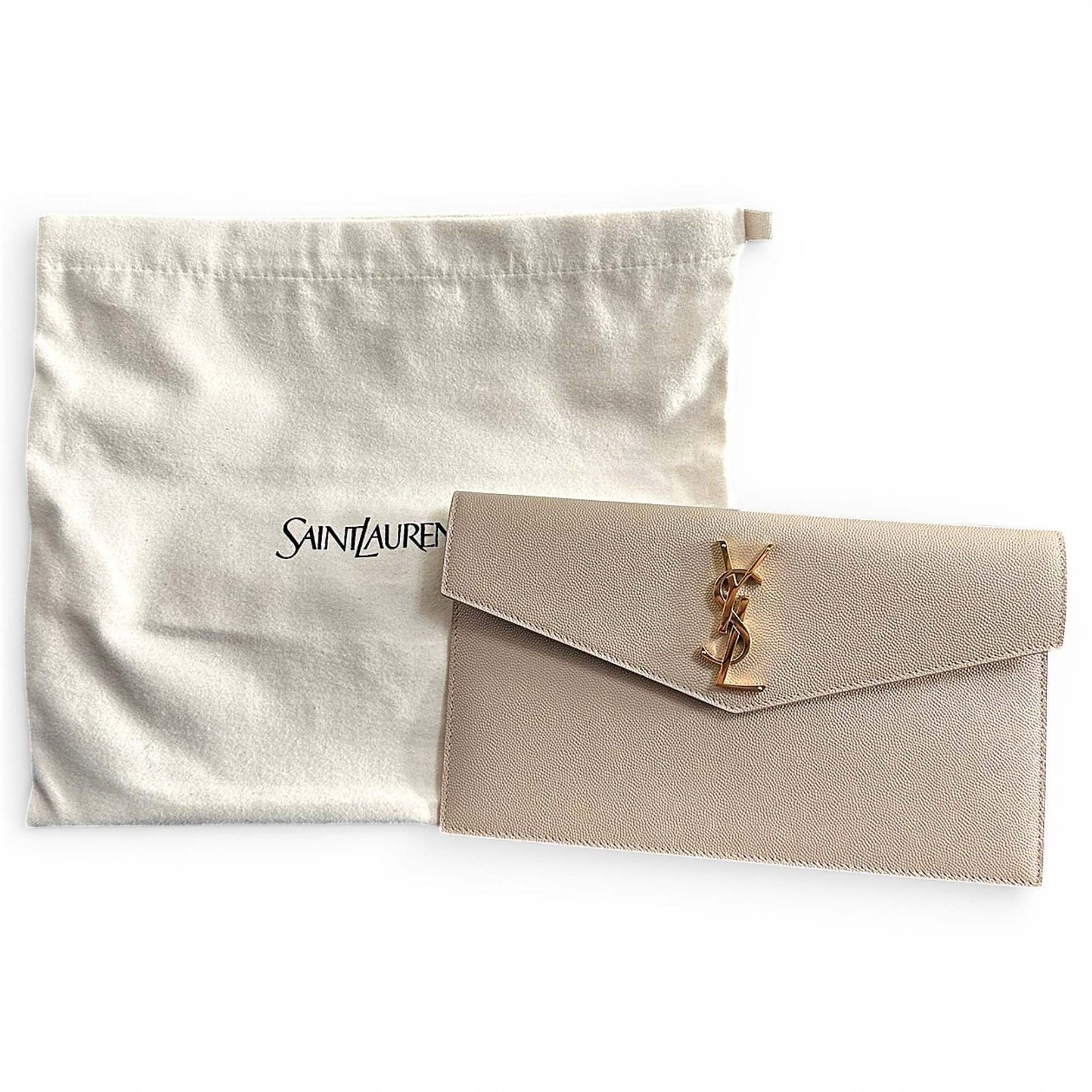 Pony-style calfskin clutch bag