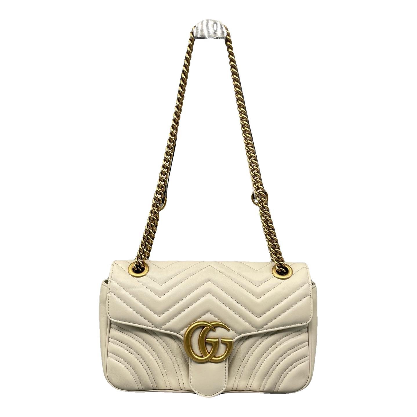 GG Marmont Flap leather handbag