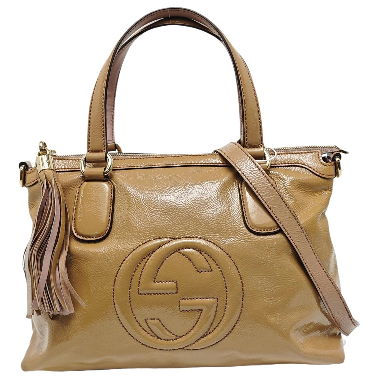 Soho patent leather handbag