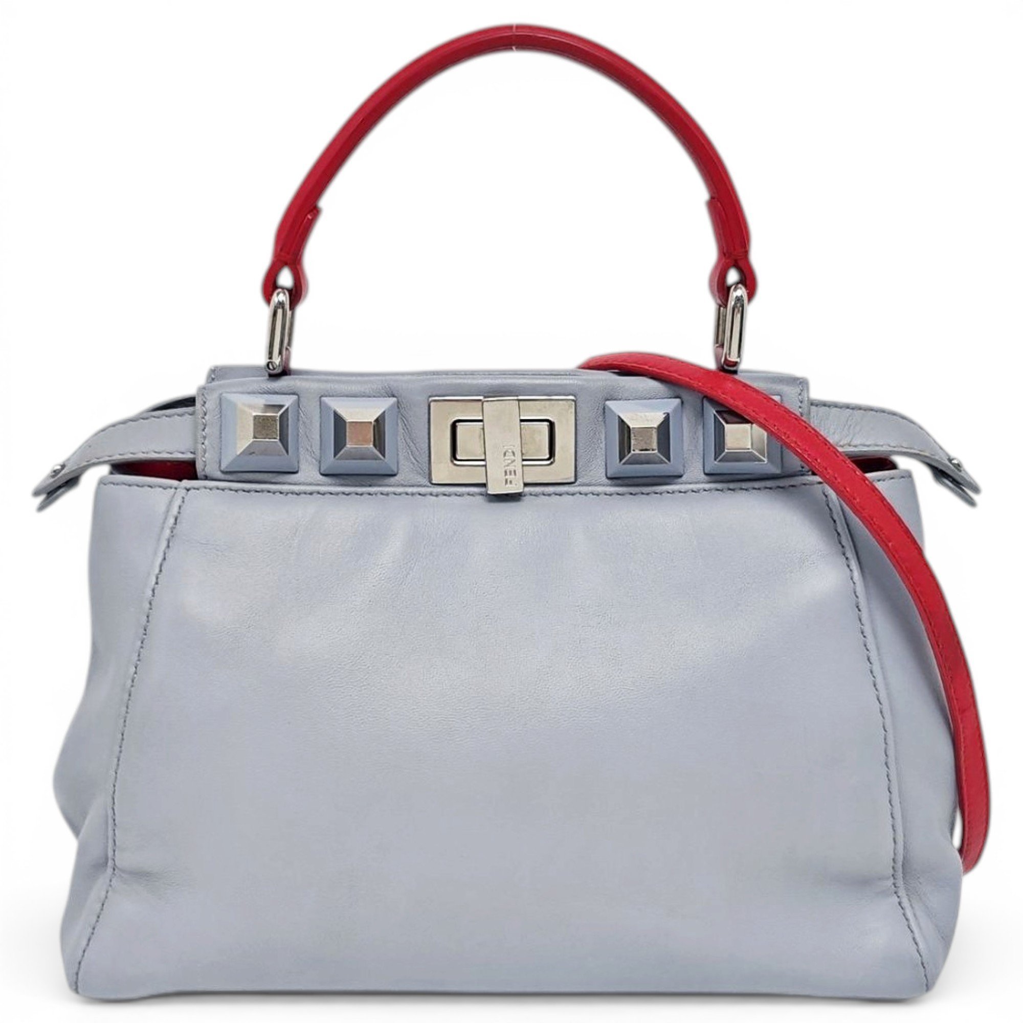 Peekaboo leather handbag