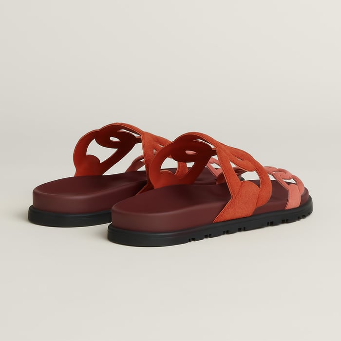 Multicolore Marron Brique Extra Sandal