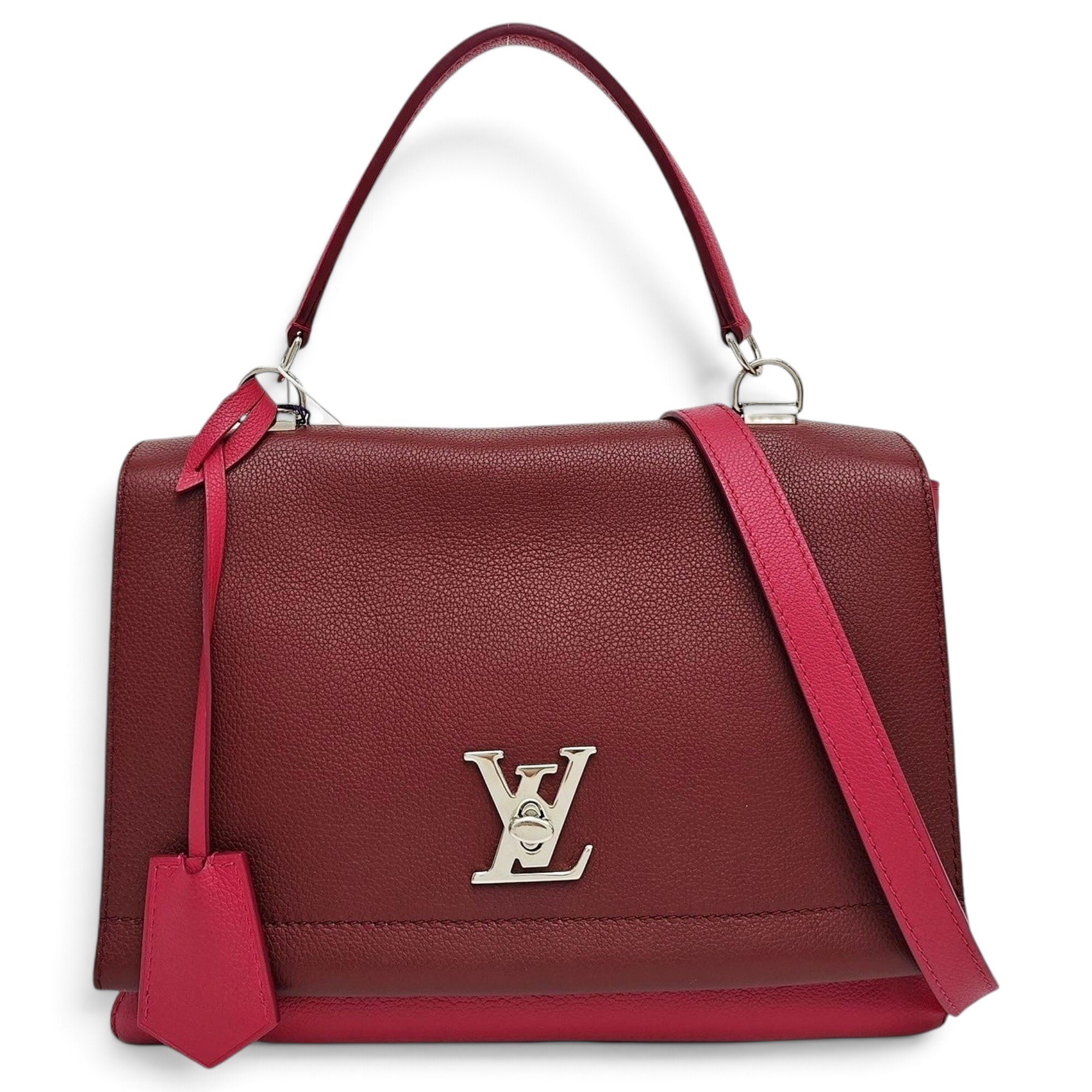 Lockme leather handbag