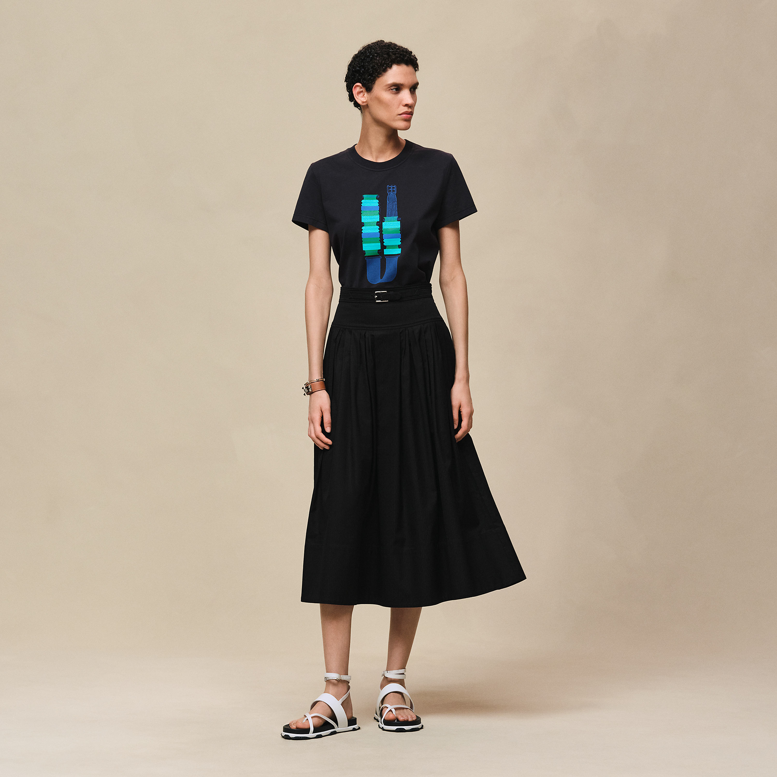 T-shirt droit cartouche