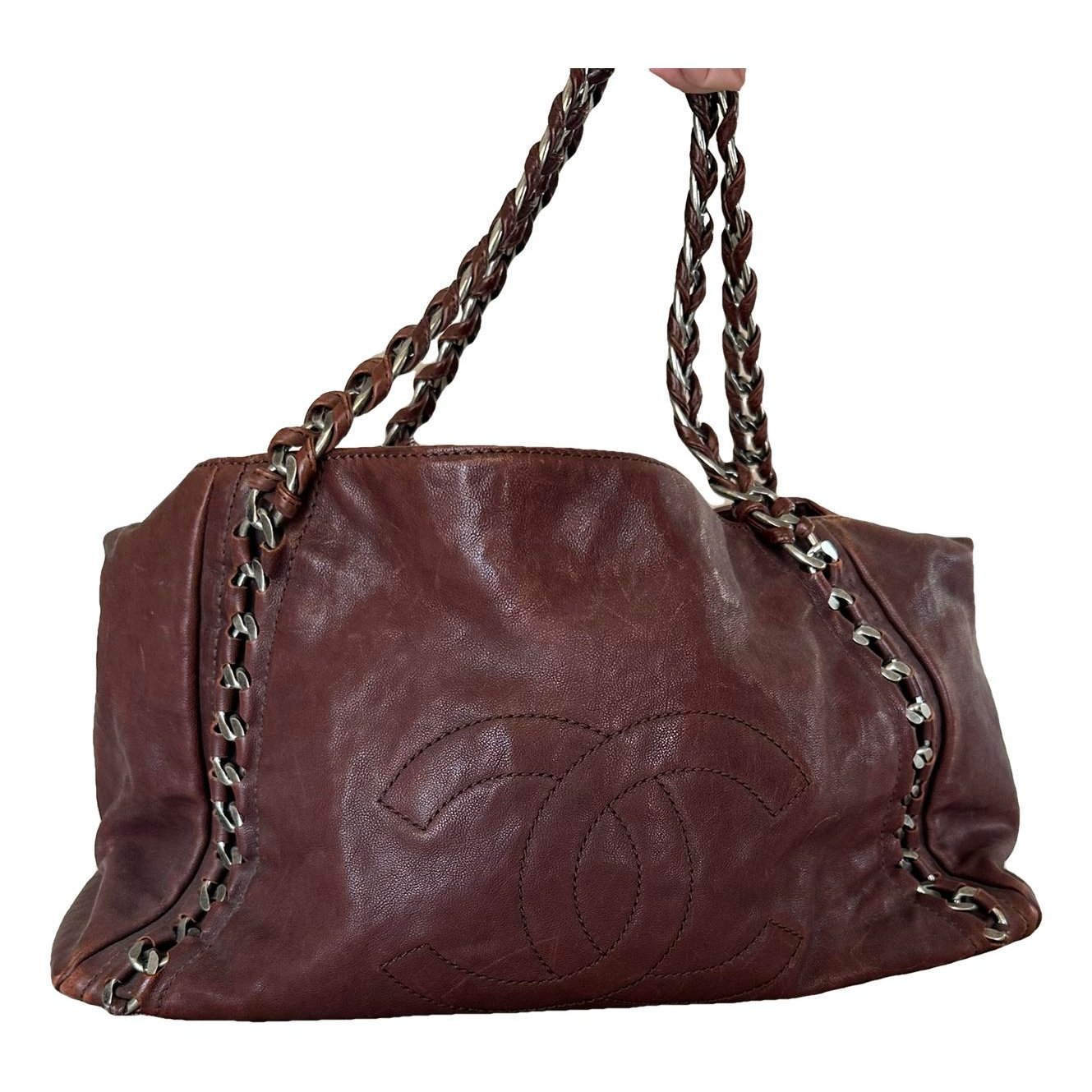 Leather handbag