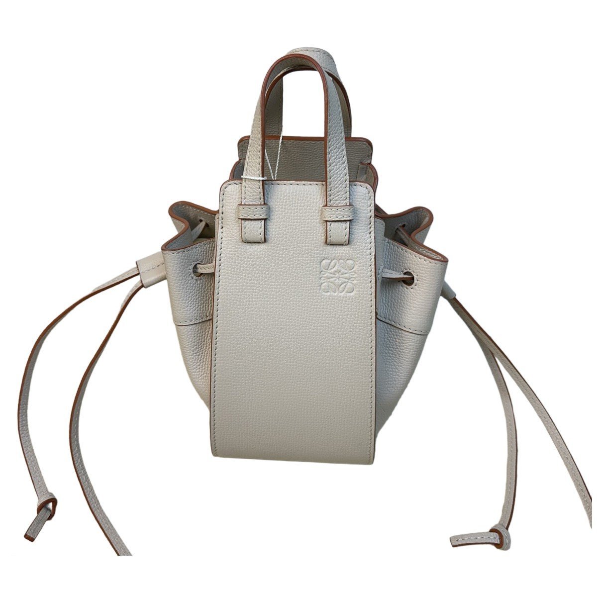 Hammock leather handbag